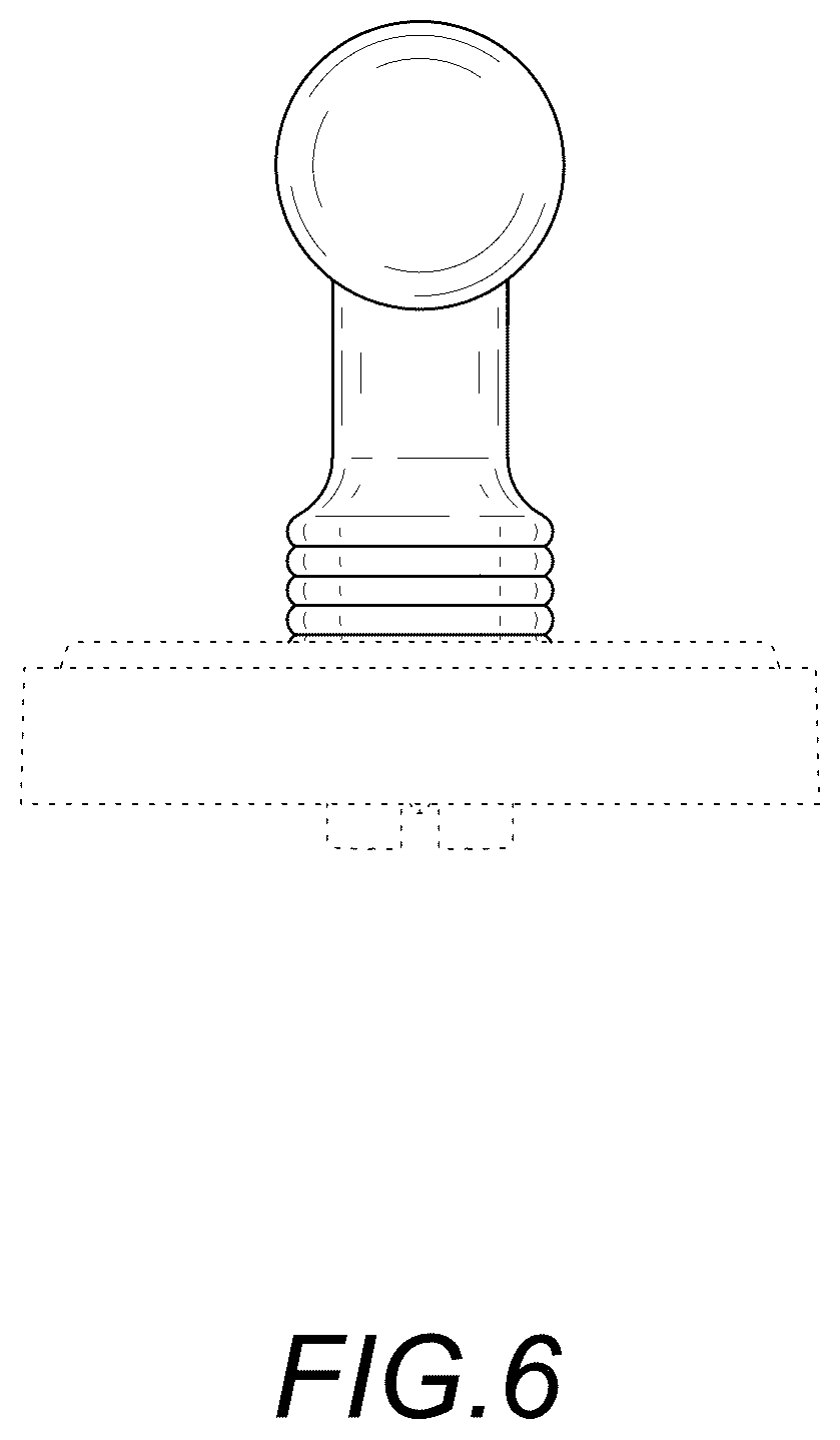 Patent USD1123562 Figure 6 – Door handle