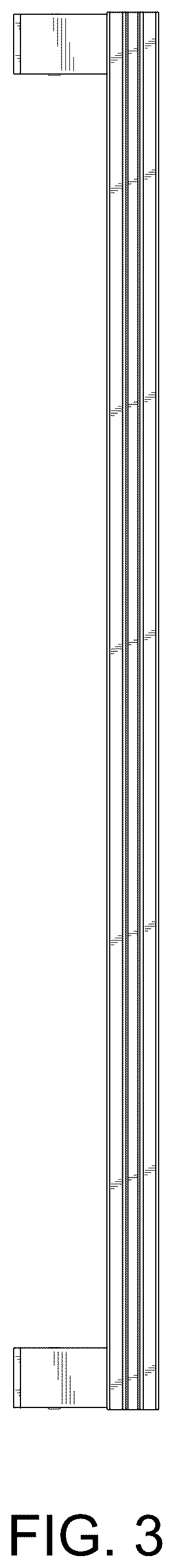 Patent USD1123563 Figure 3 – Door handle for beef refrigeration display cabinet