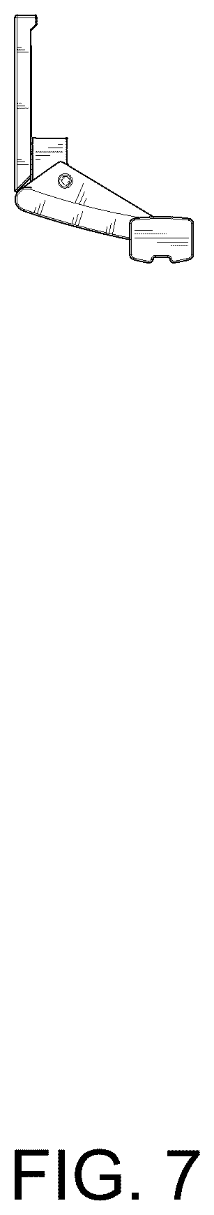 Patent USD1123563 Figure 7 – Door handle for beef refrigeration display cabinet