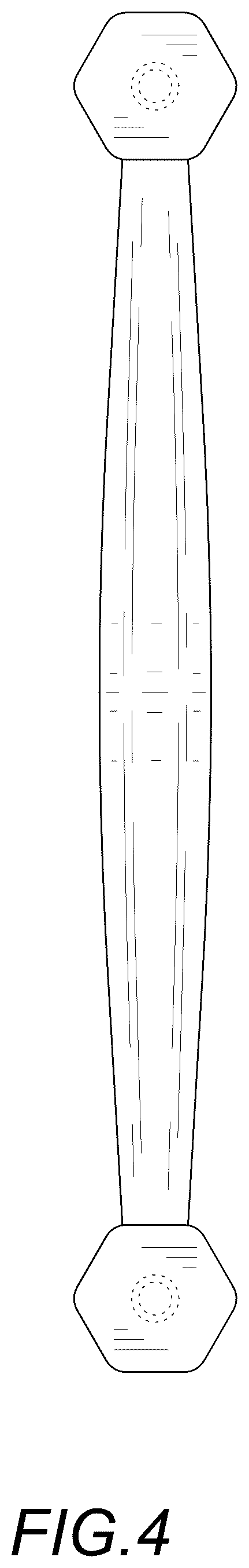 Patent USD1123564 Figure 4 – Door handle