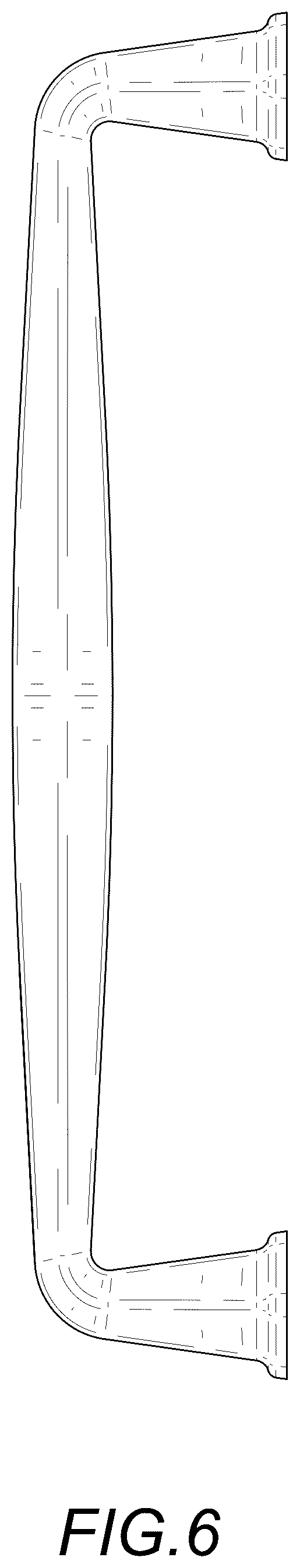 Patent USD1123564 Figure 6 – Door handle