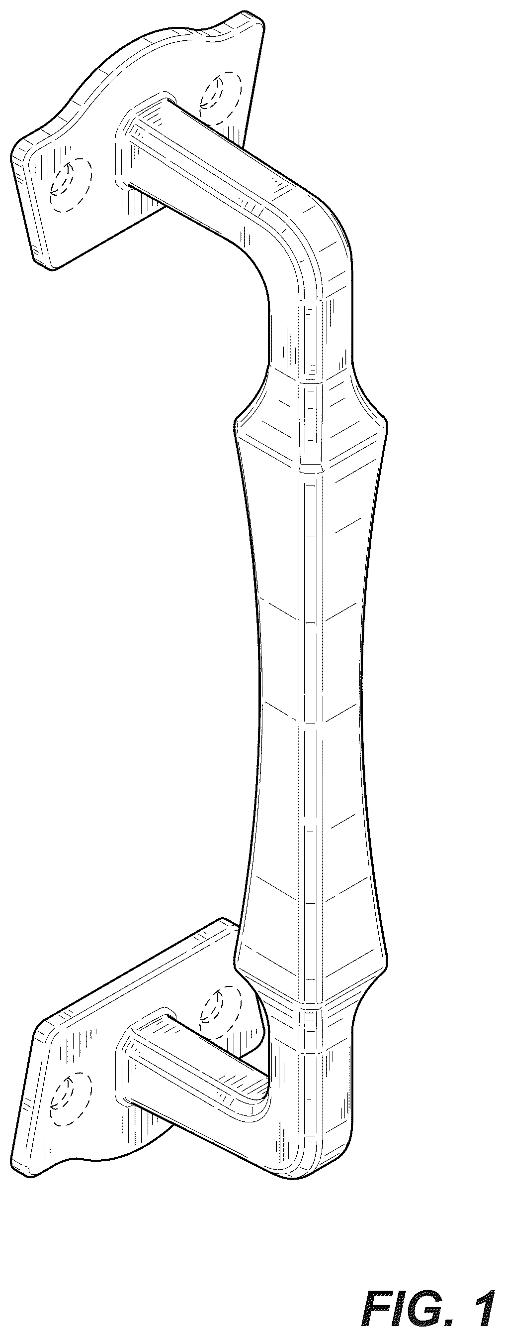 Patent USD1123565 Figure 1 – Handle