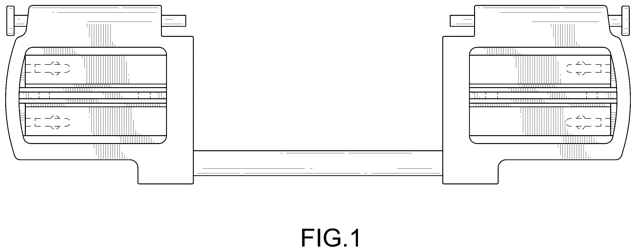Patent USD1123566 — Container latch — Figure 1