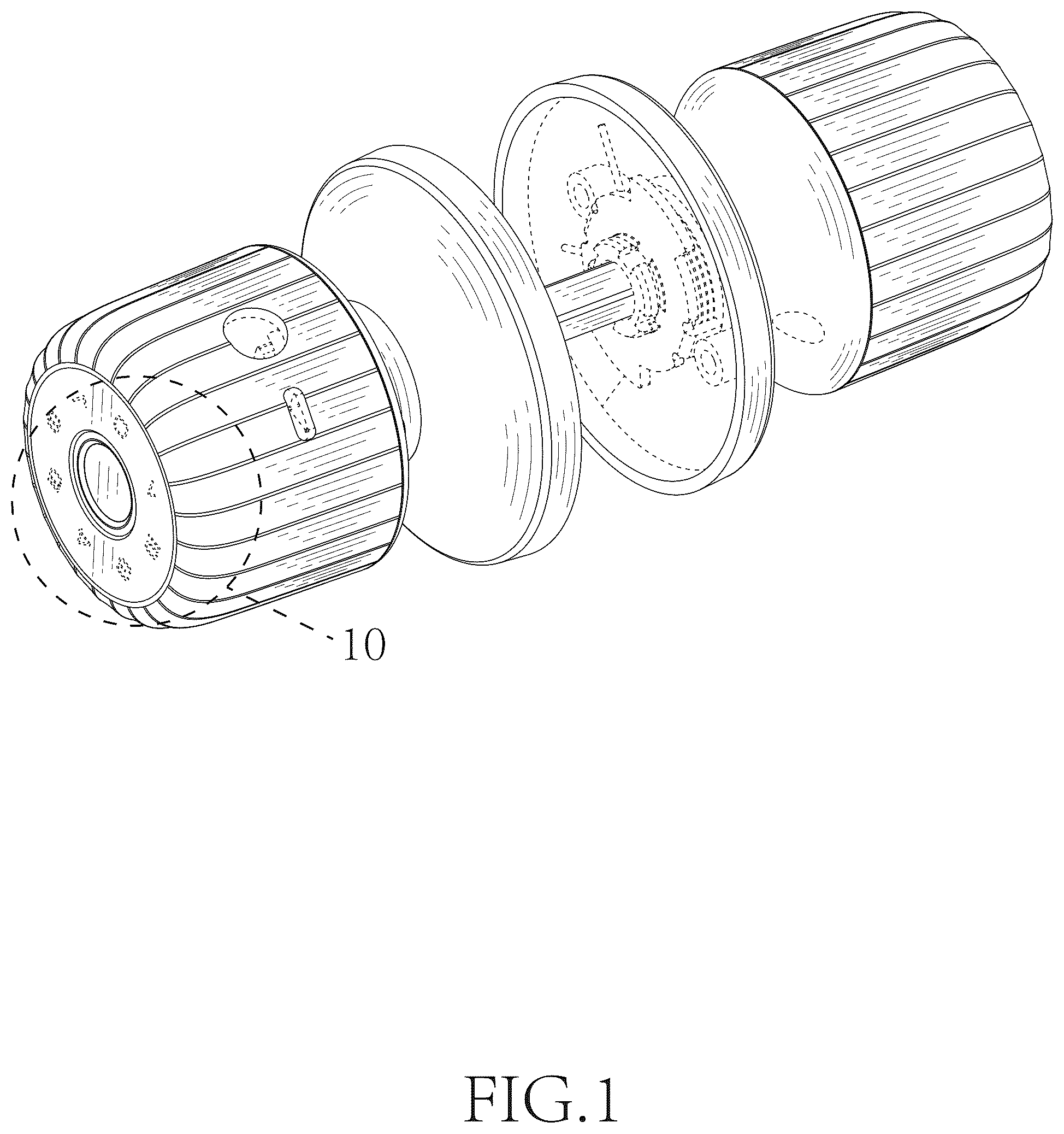 Patent USD1123567 Figure 1 – Smart door lock