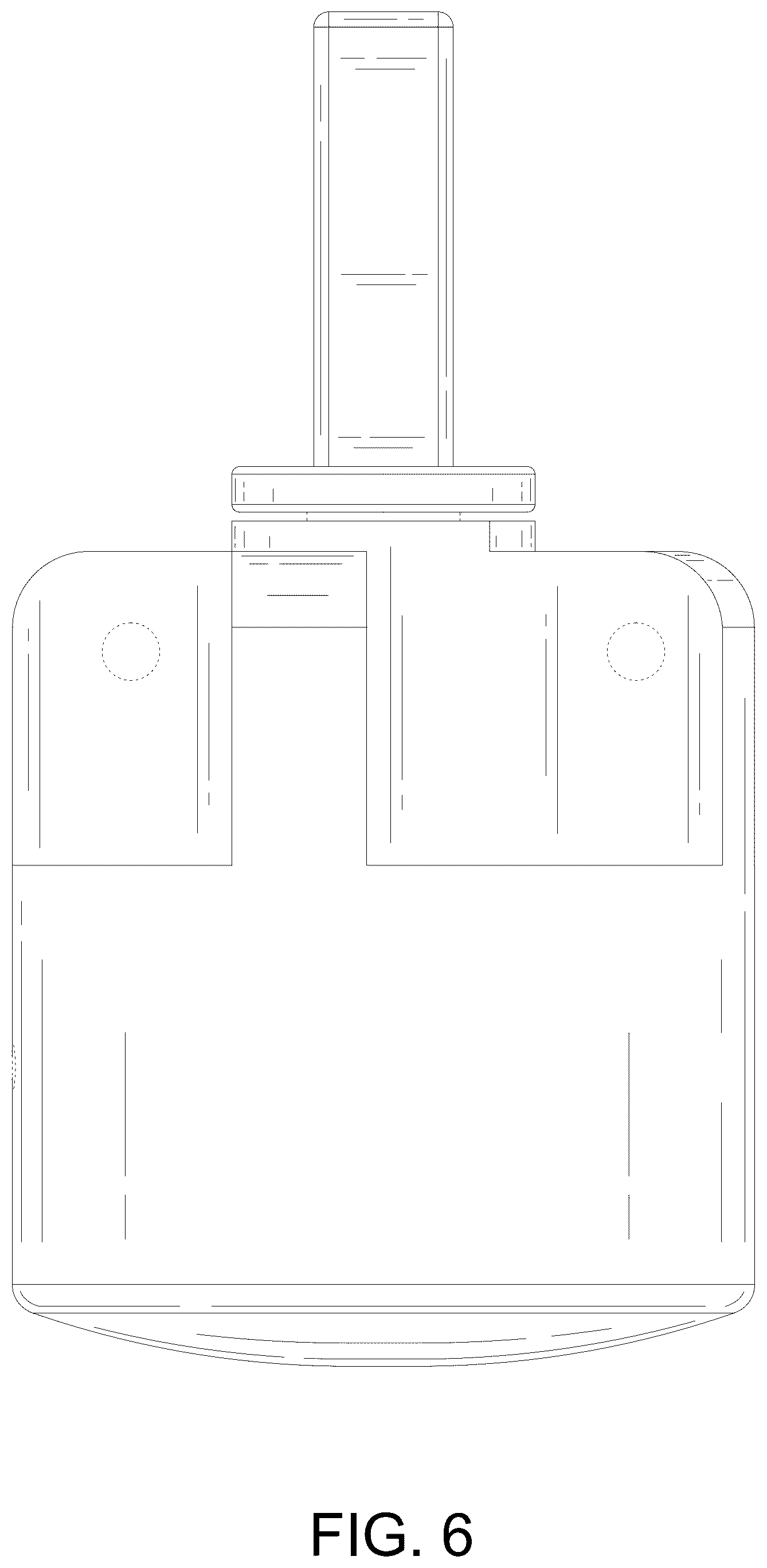 Patent USD1123568 Figure 6 – Central lock for folding tent