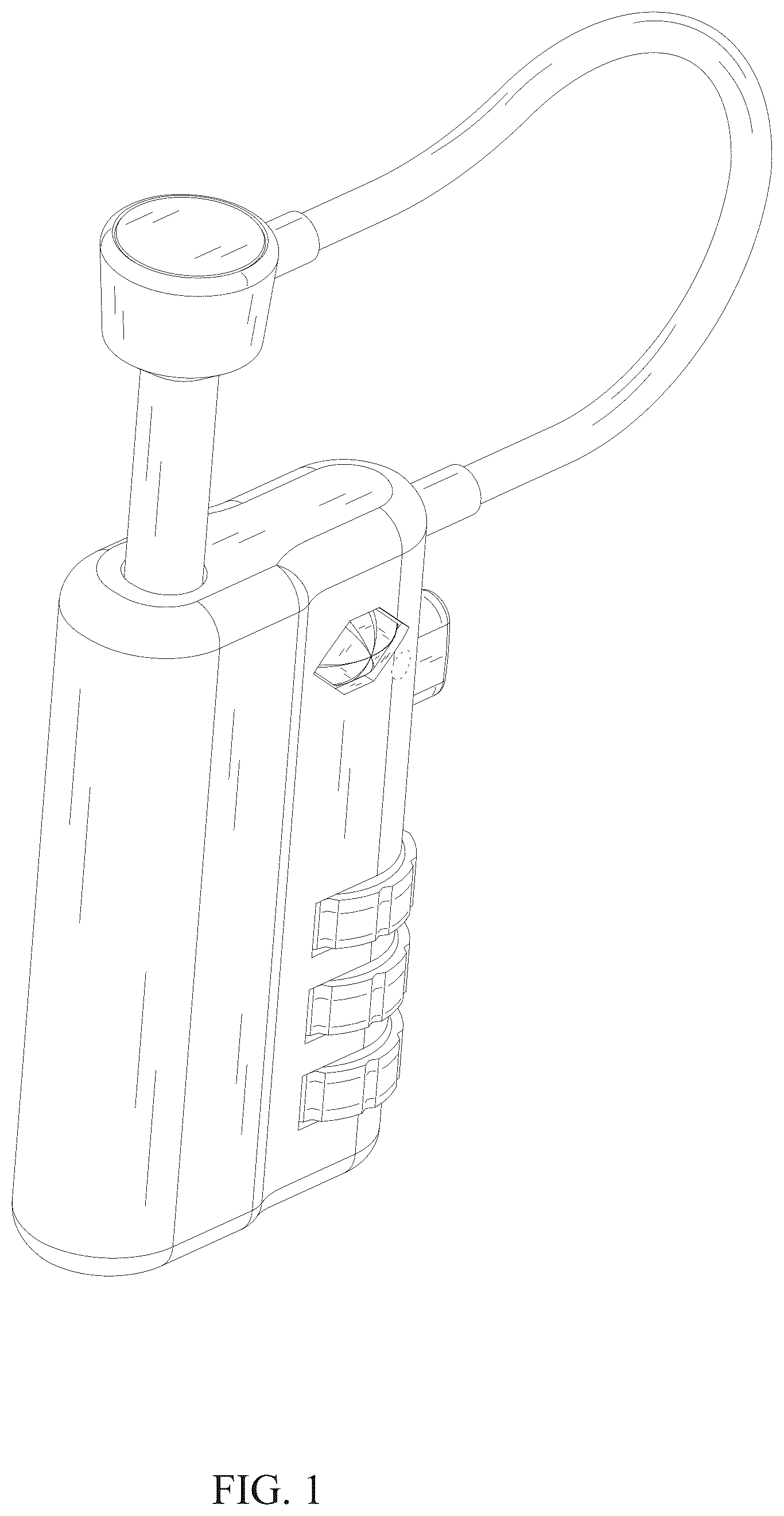 Patent USD1123570 — Code lock — Figure 1