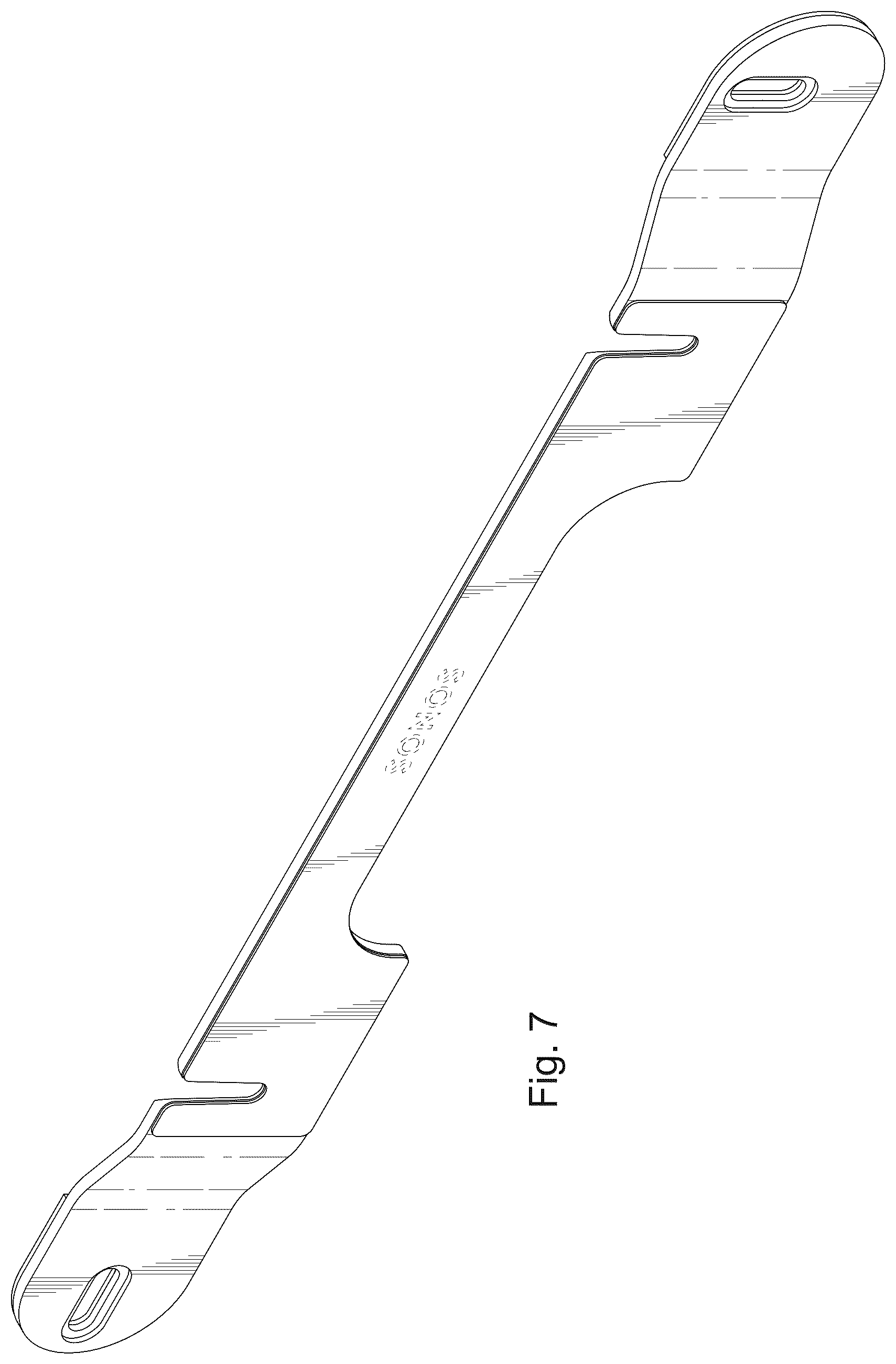 Patent USD1123572 Figure 4 – Wall mount for an audio device