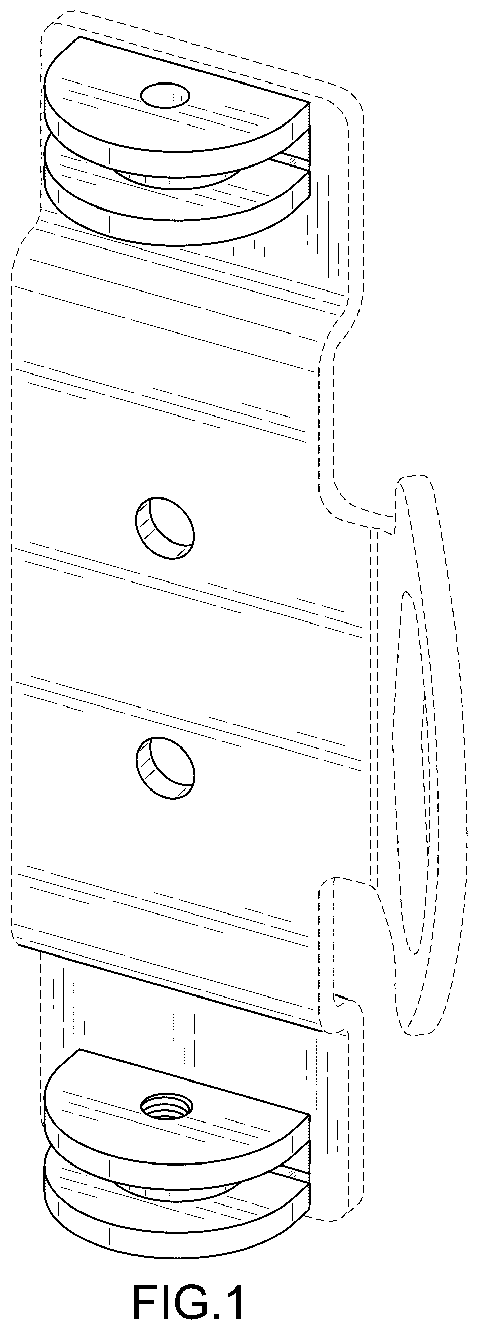 Patent USD1123574 — Mounting plate — Figure 1