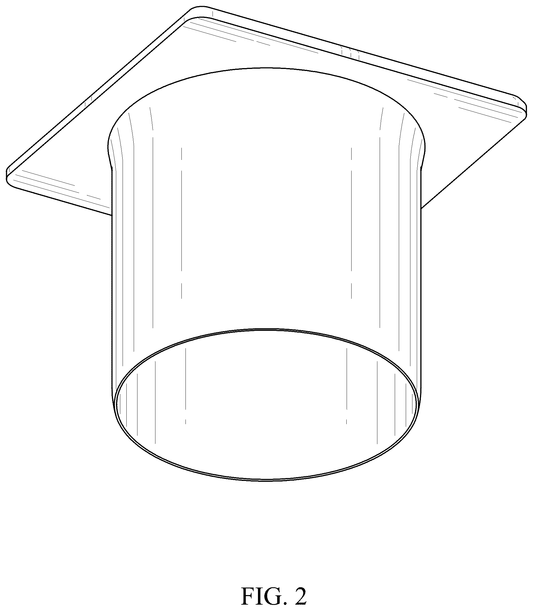Patent USD1123575 Figure 2 – Core plate