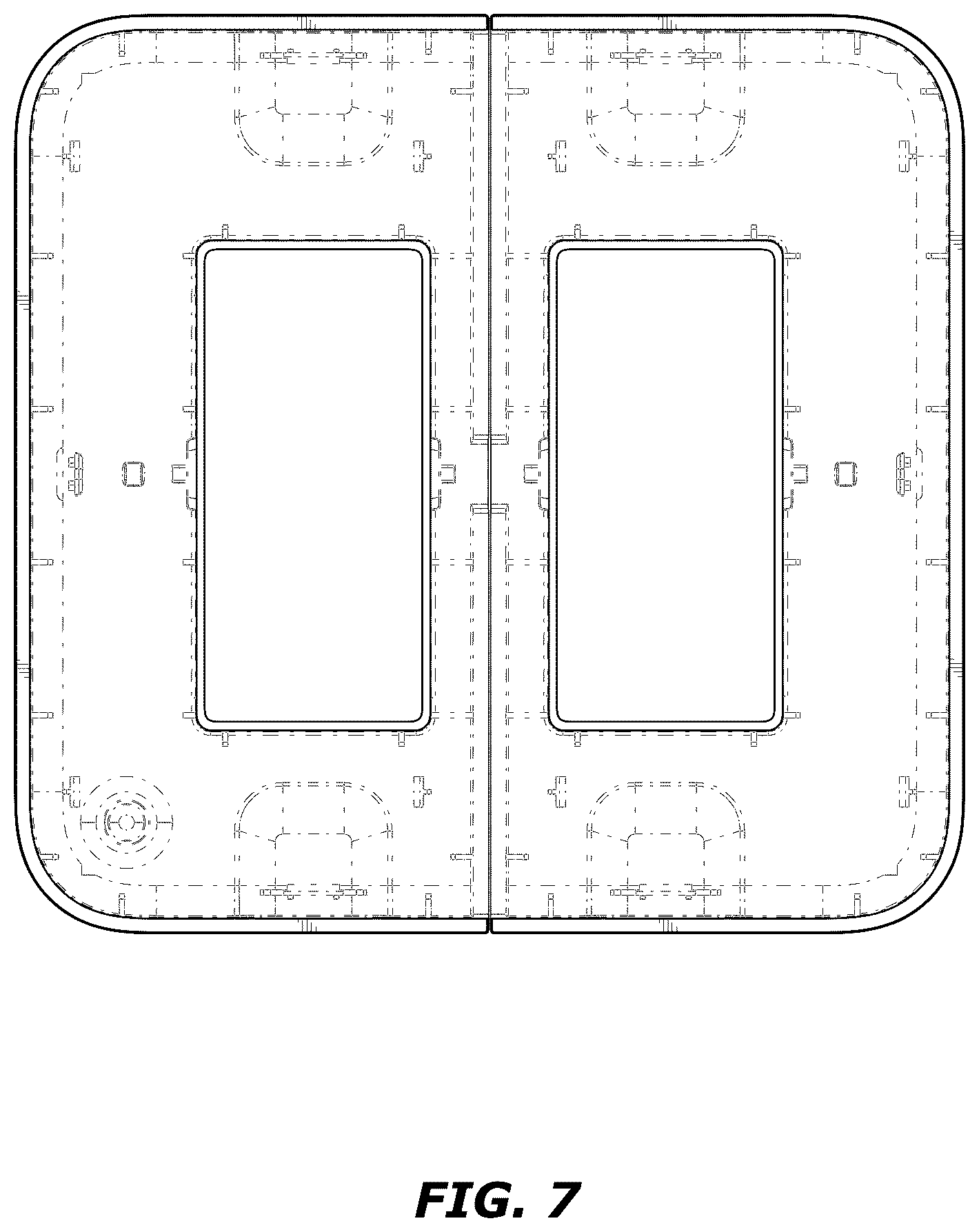 Patent USD1123576 Figure 7 – Light switch cover