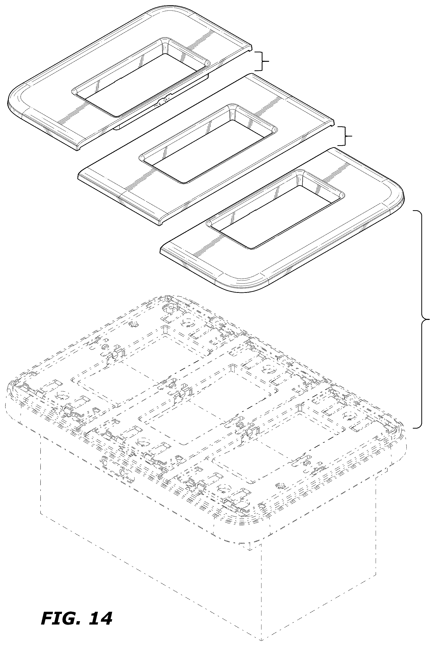 Patent USD1123576 Figure 11 – Light switch cover