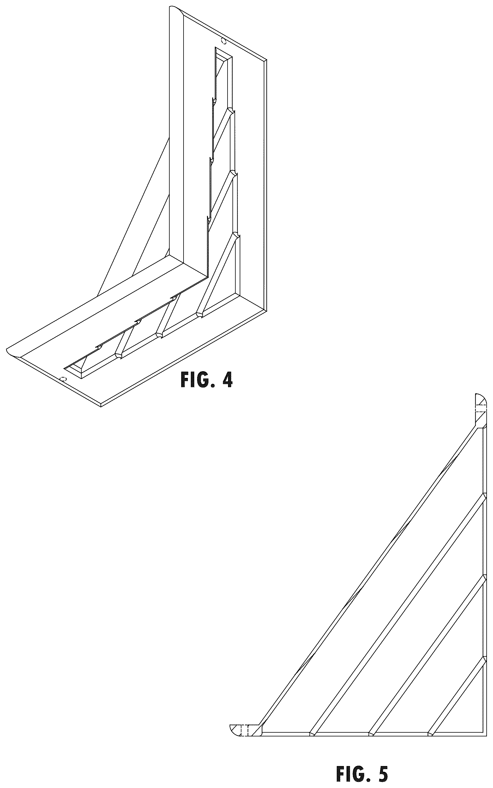 Patent USD1123577 Figure 2 – Form bracket for concrete panel form