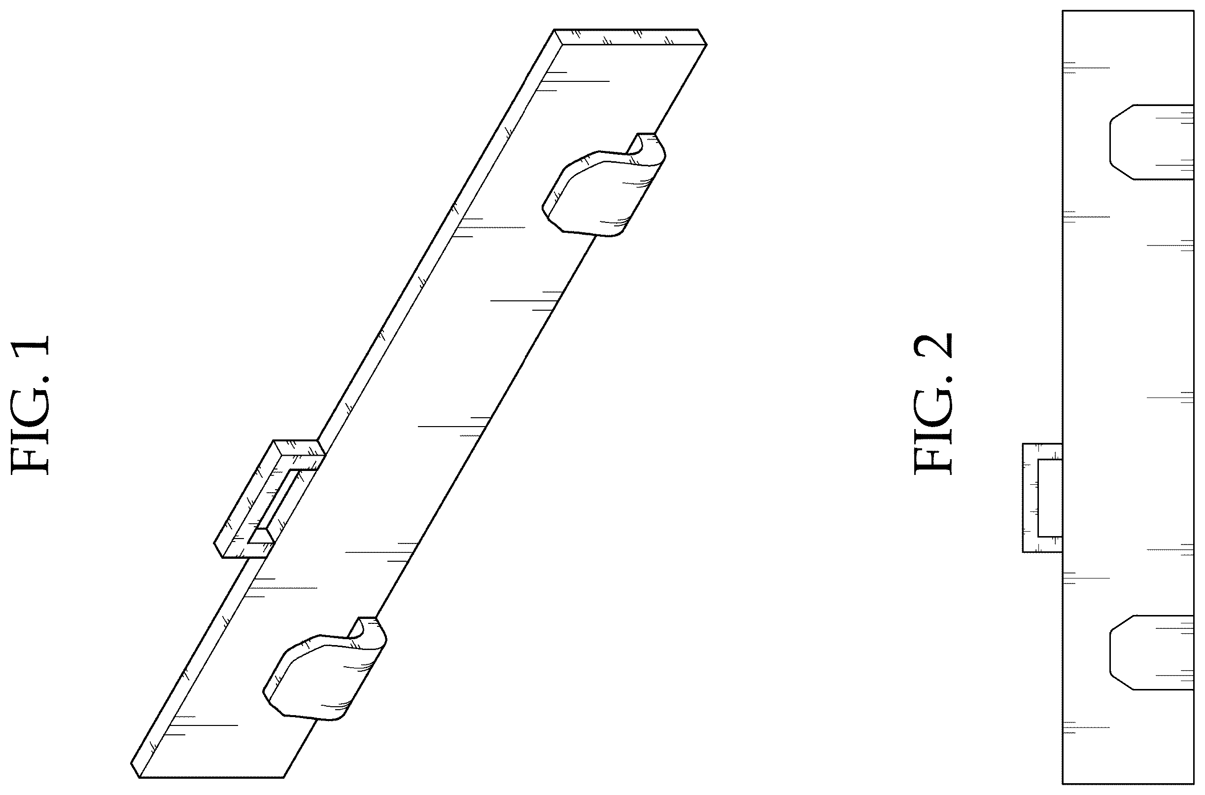 Patent USD1123578 Figure 1 – Vertical blind hanger