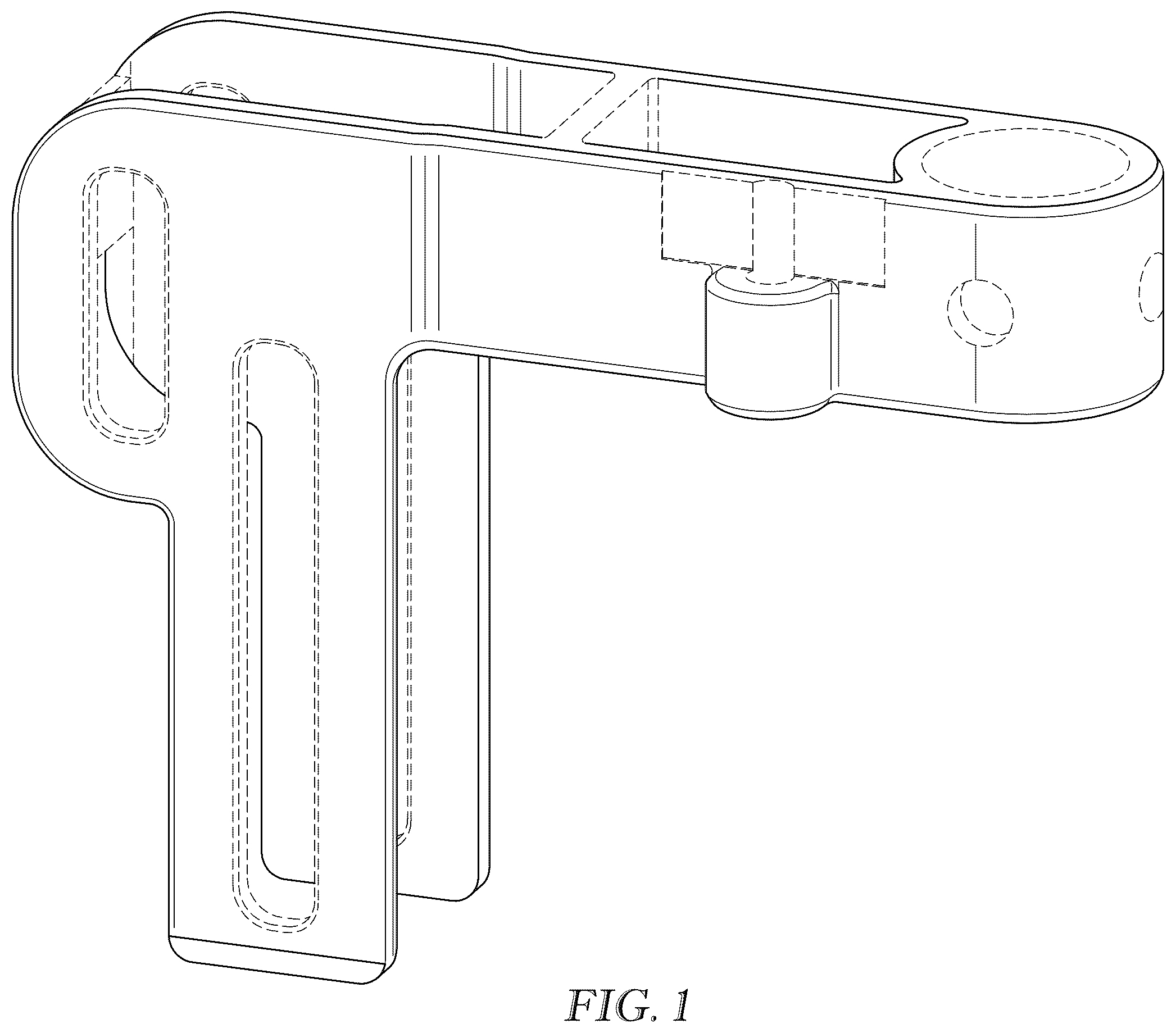 Patent USD1123579 Figure 1 – Bracket