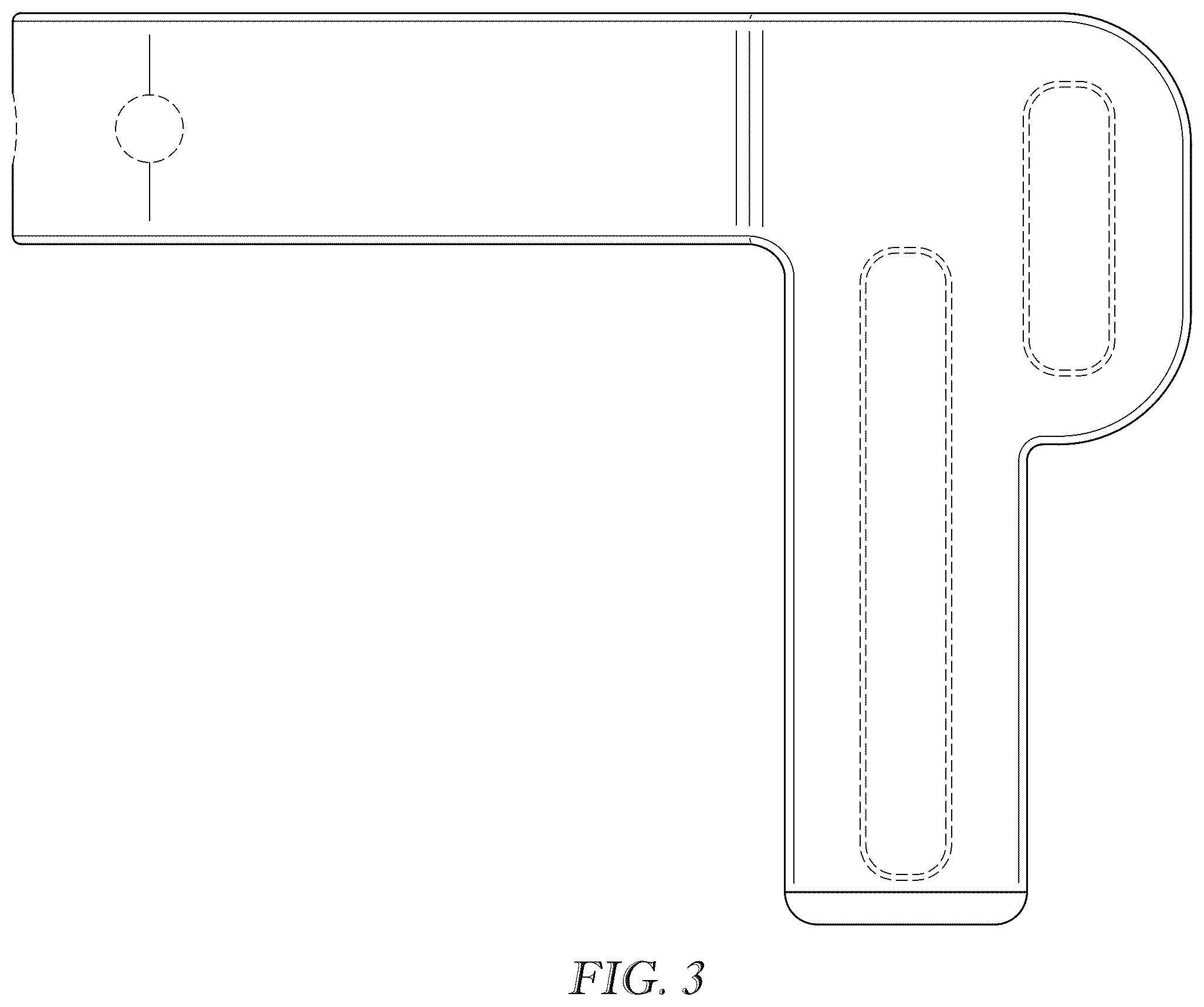 Patent USD1123579 Figure 3 – Bracket
