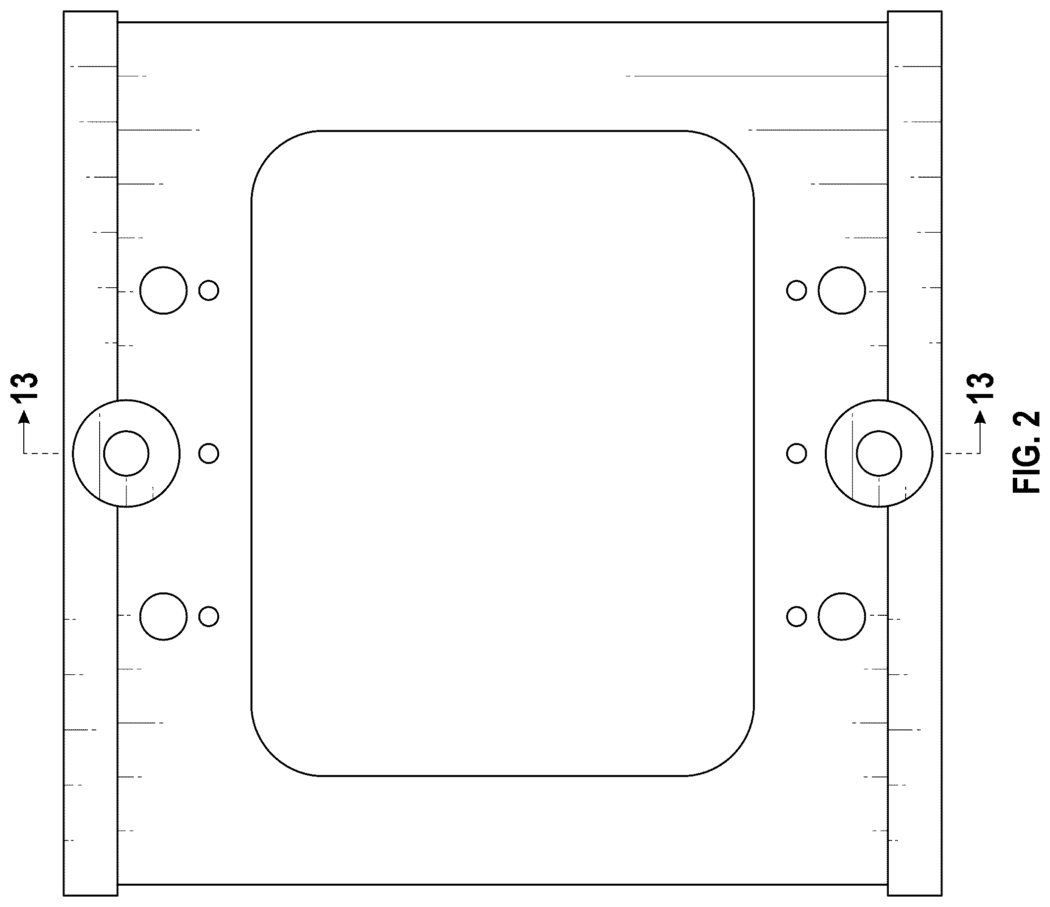 Patent USD1123580 Figure 2 – Electrical device mount