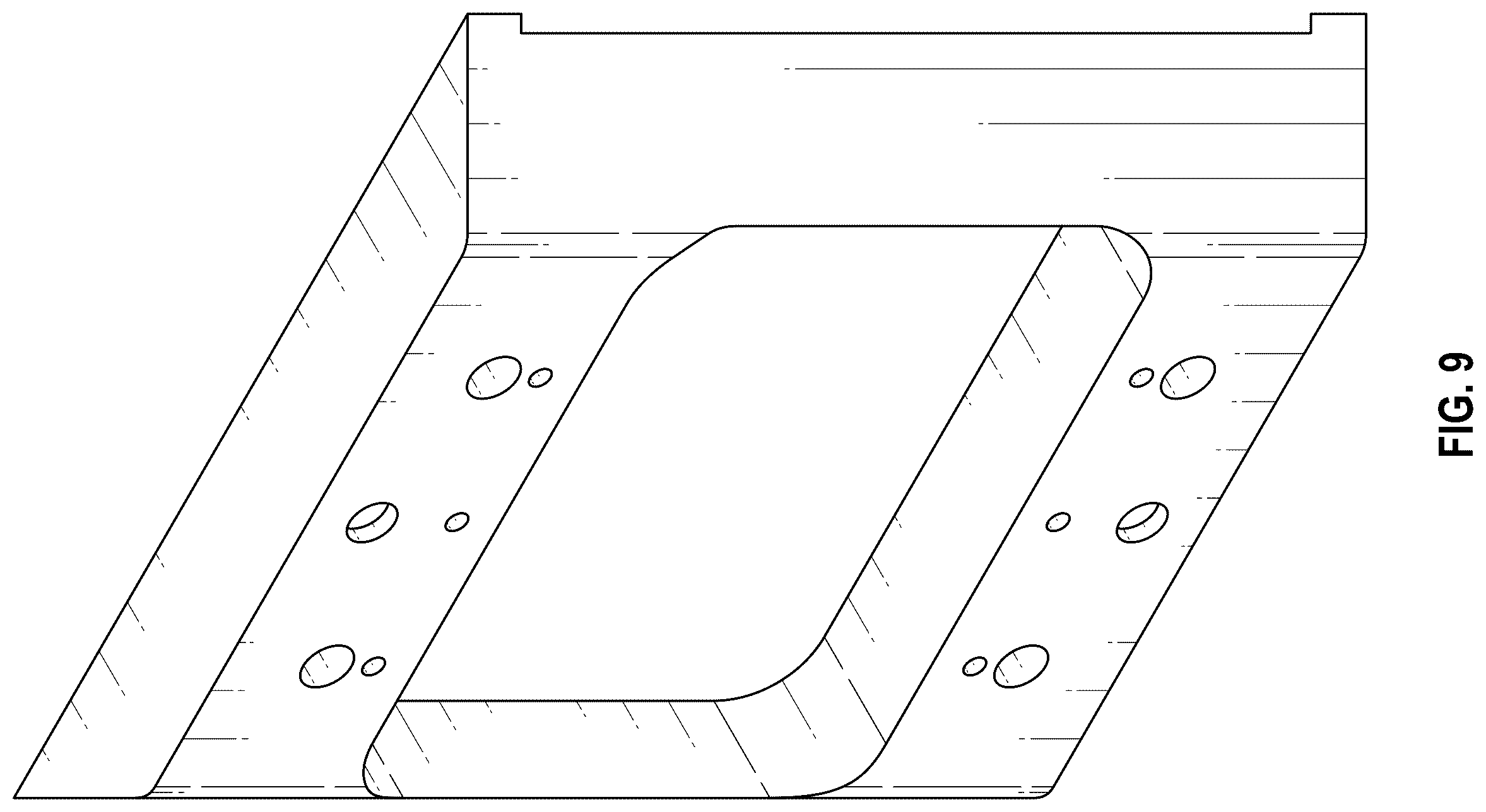 Patent USD1123580 Figure 6 – Electrical device mount