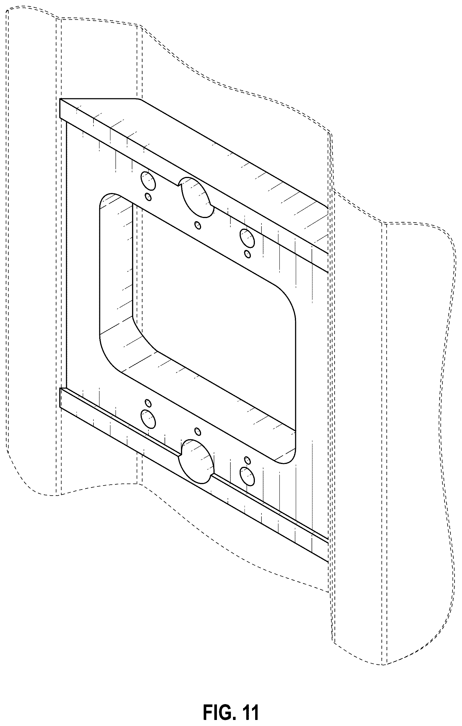 Patent USD1123580 Figure 8 – Electrical device mount