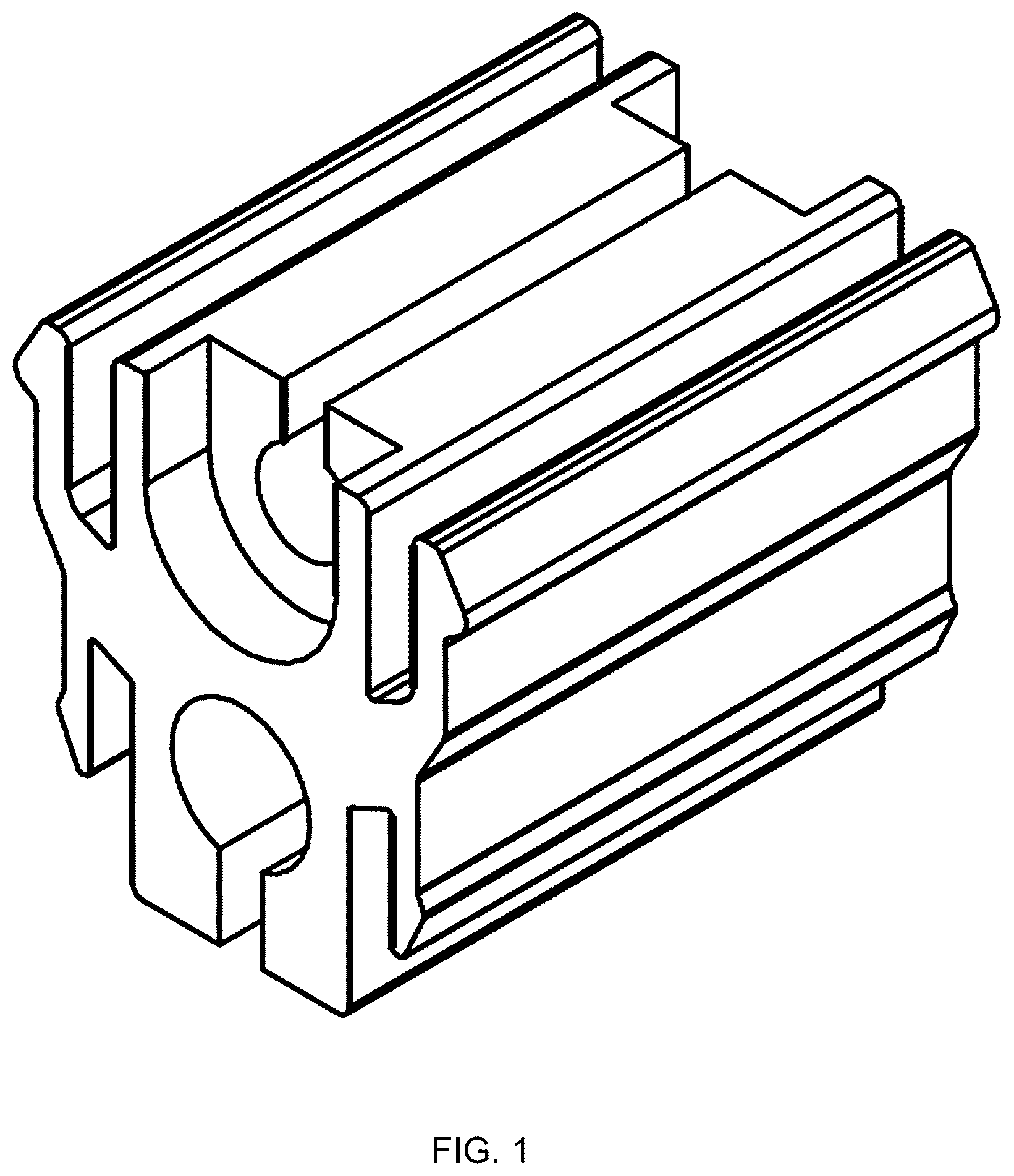 Patent USD1123582 — Clip for mounting battens — Figure 1