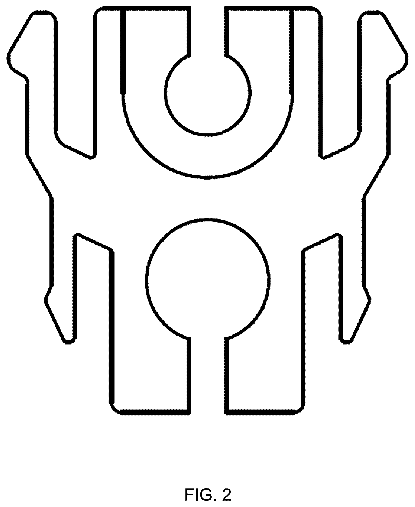 Patent USD1123582 Figure 2 – Clip for mounting battens