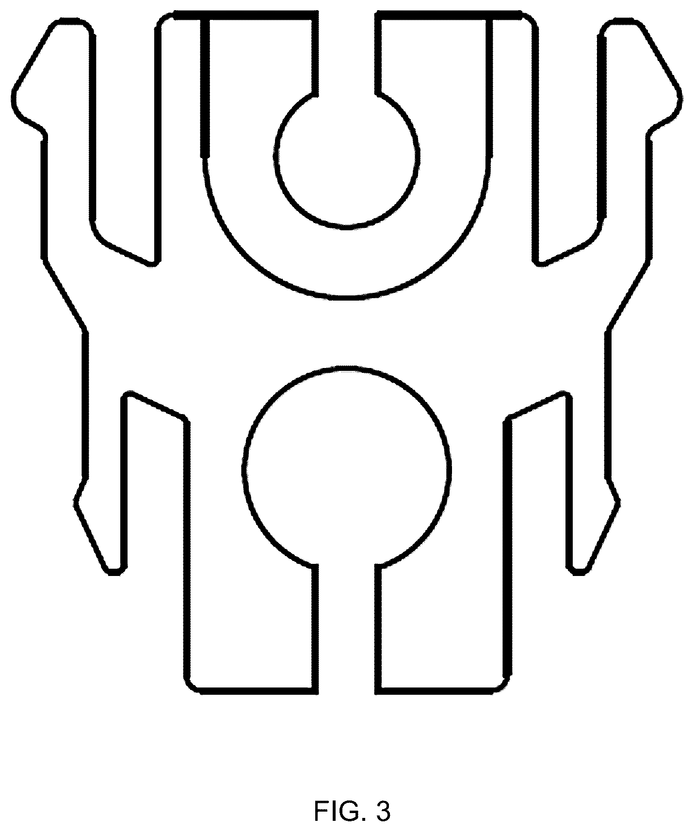 Patent USD1123582 Figure 3 – Clip for mounting battens