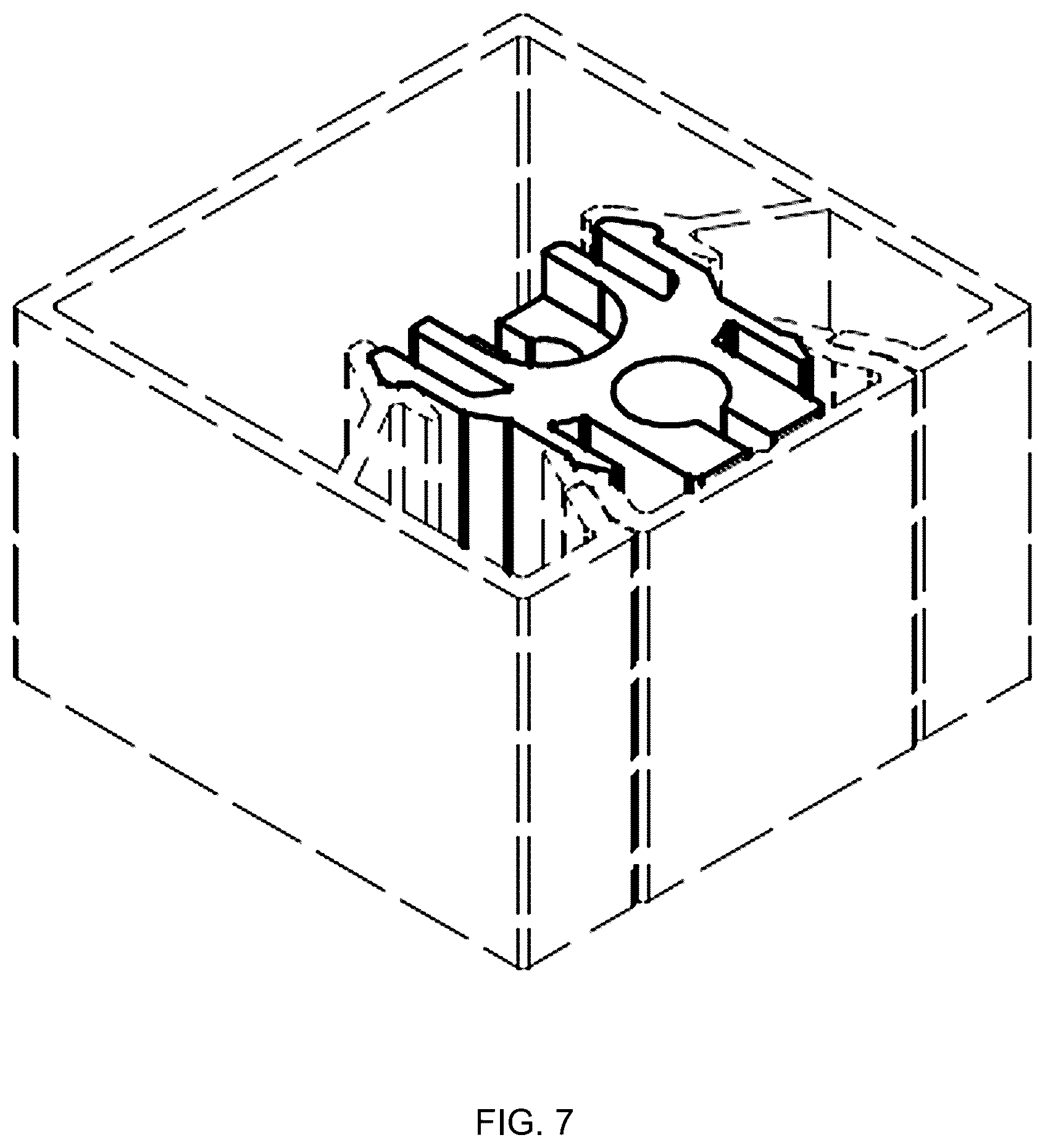 Patent USD1123582 Figure 7 – Clip for mounting battens