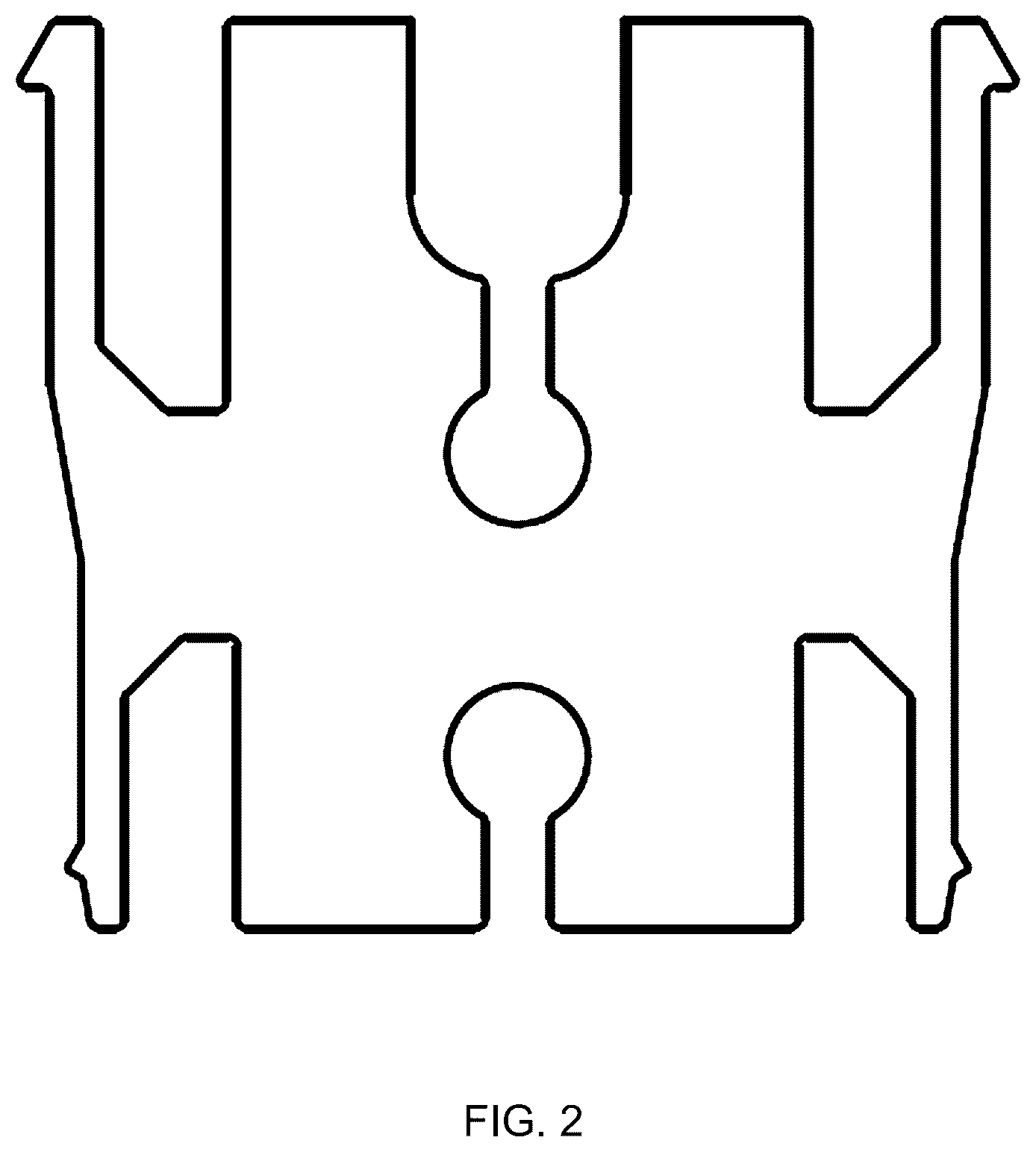 Patent USD1123583 Figure 2 – Clip for mounting battens