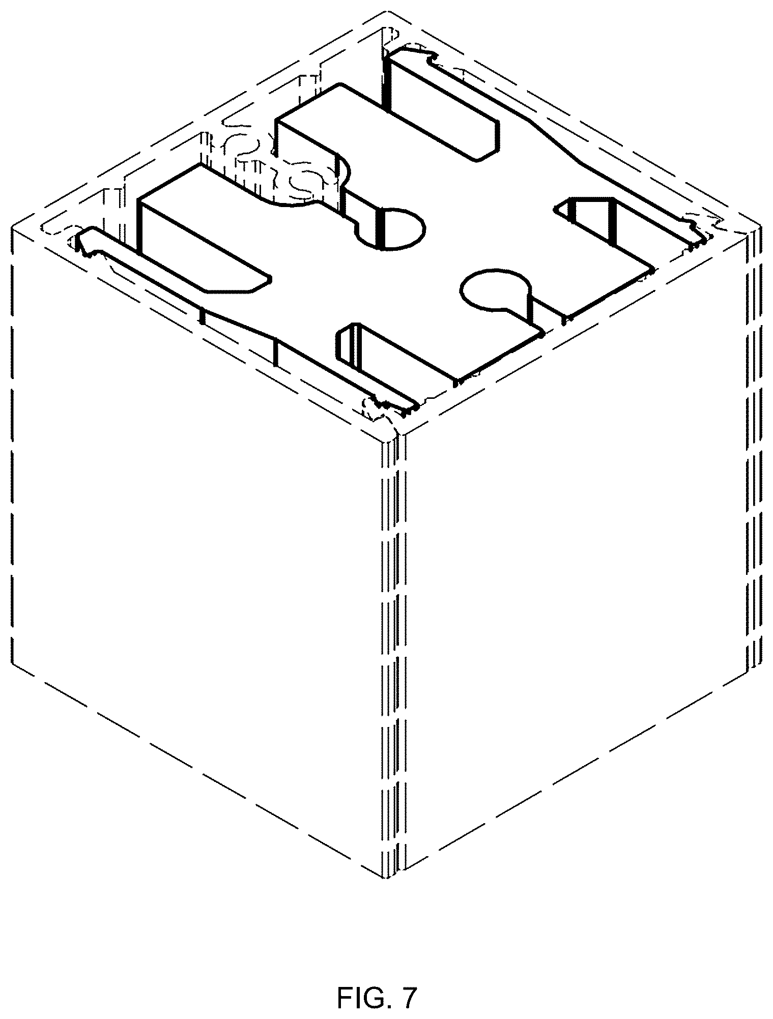 Patent USD1123583 Figure 7 – Clip for mounting battens