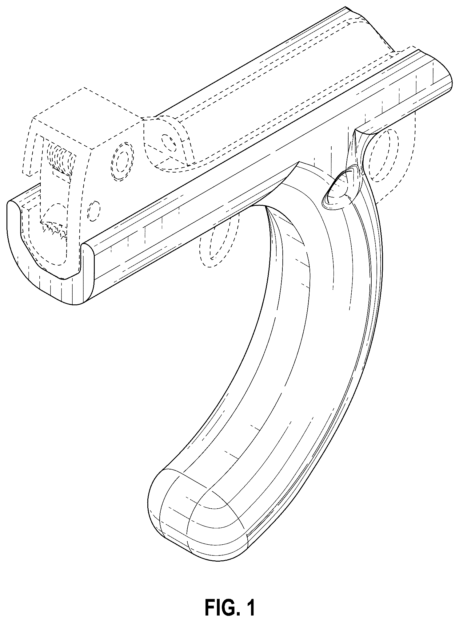 Patent USD1123585 Figure 1 – Rope grip
