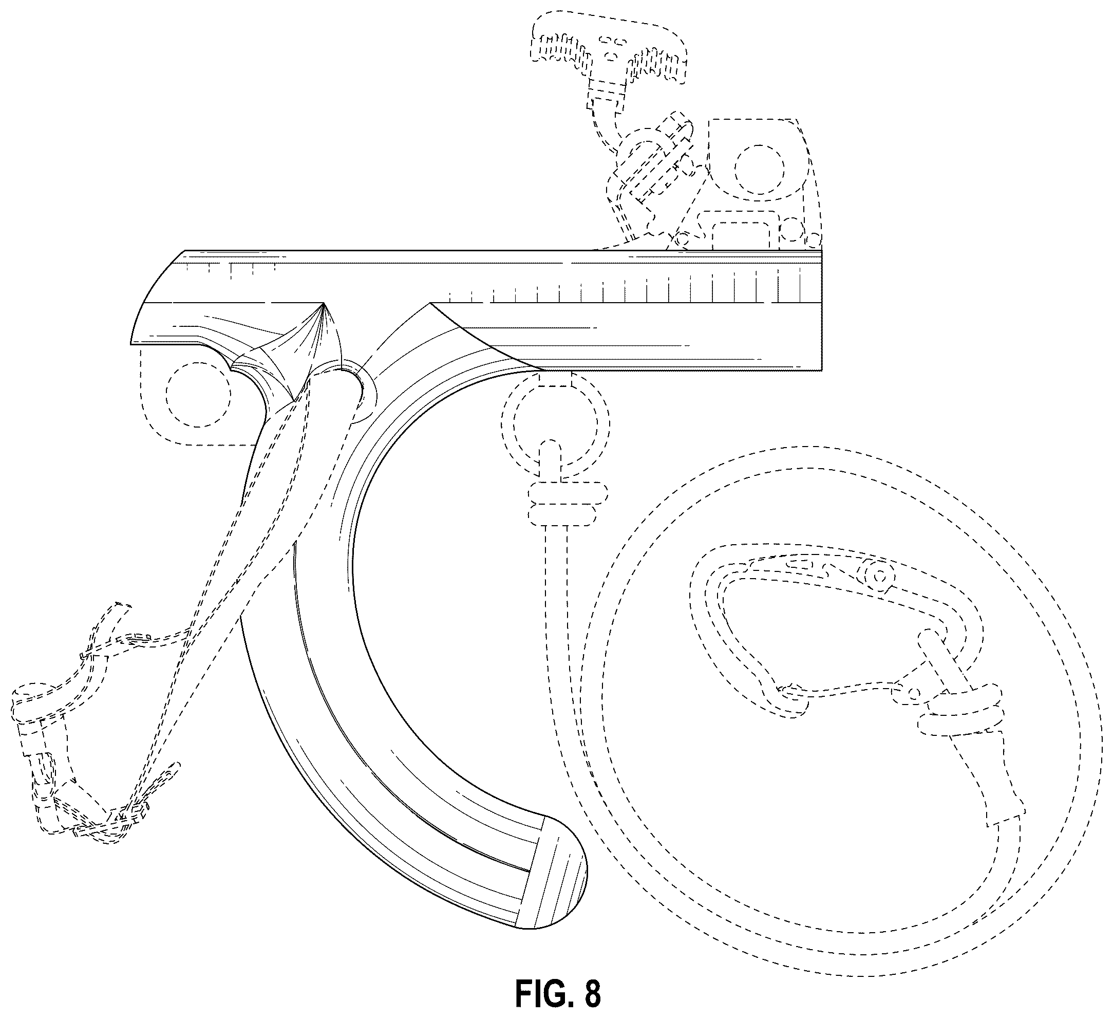 Patent USD1123585 Figure 6 – Rope grip