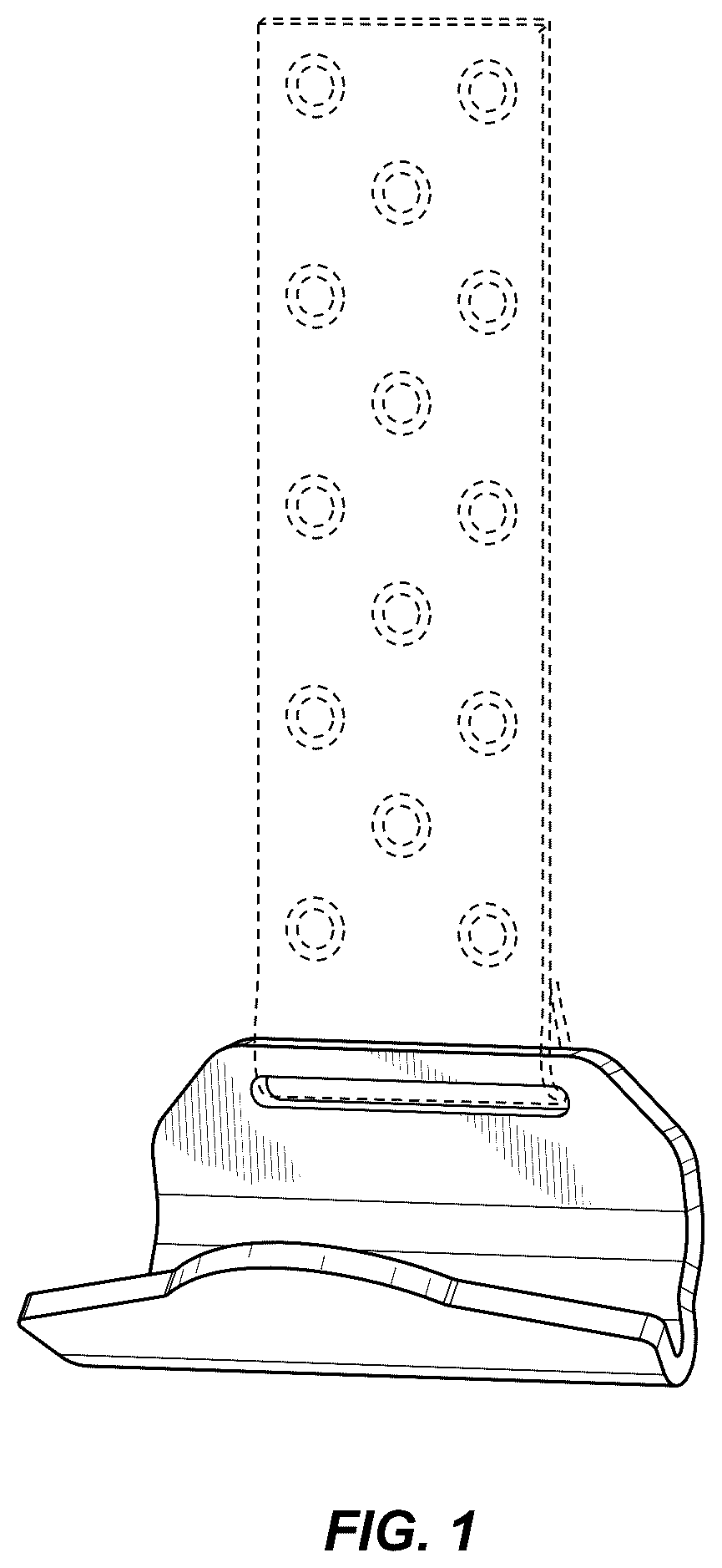 Patent USD1123591 Figure 1 – Footwear hook