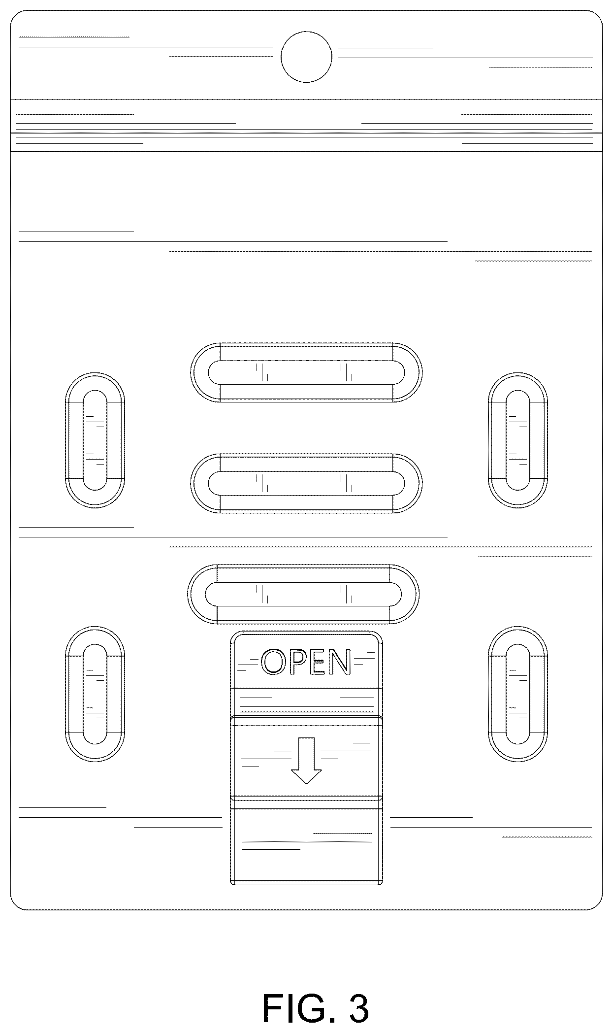Patent USD1123593 Figure 3 – Backplate for slatwall