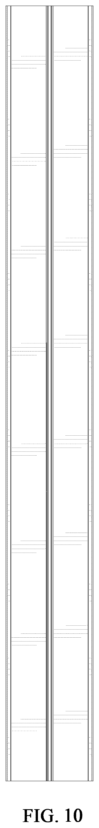 Patent USD1123594 Figure 10 – Upper beam for curtain