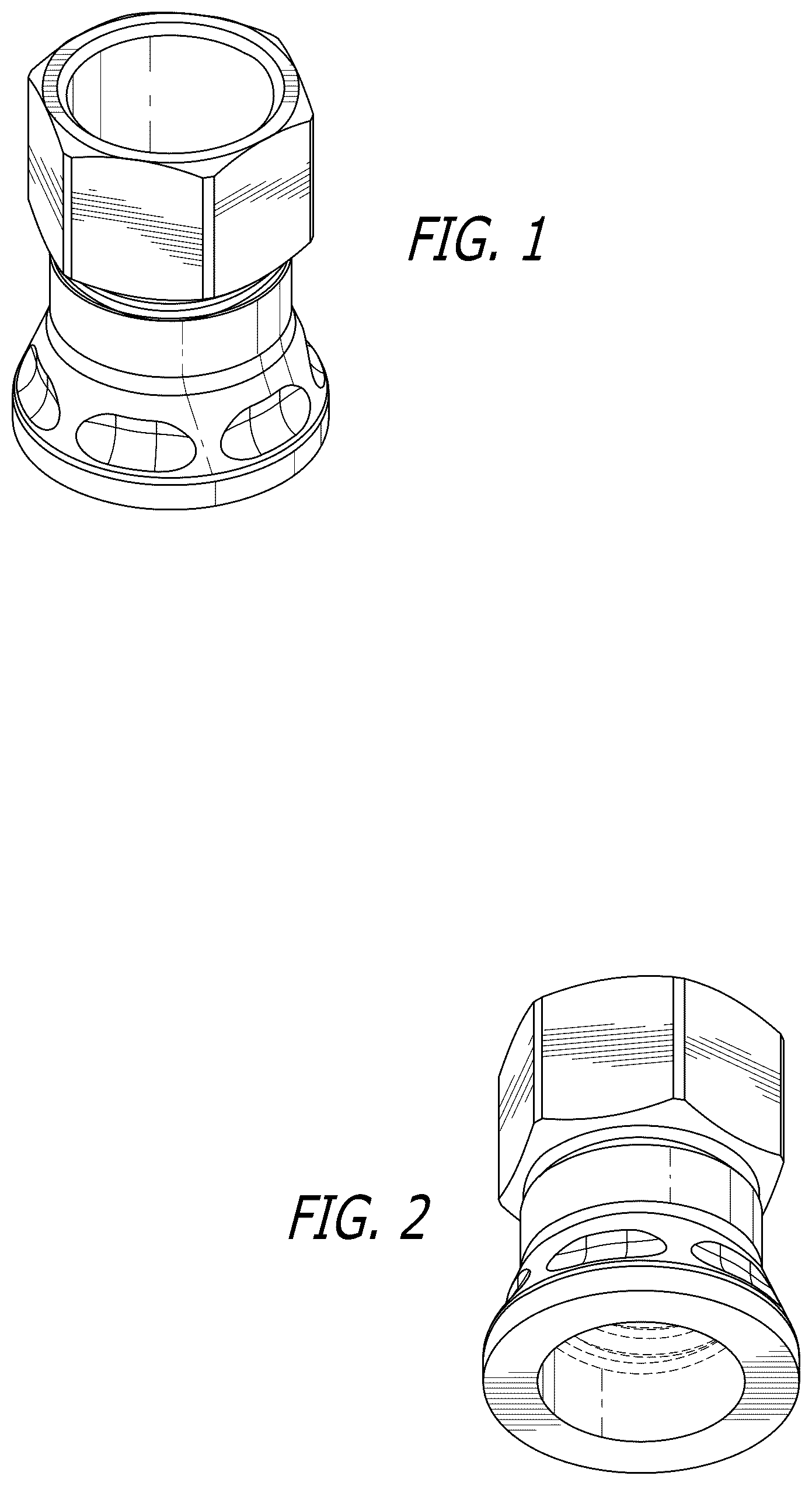 Patent USD1123595 Figure 1 – Fastener