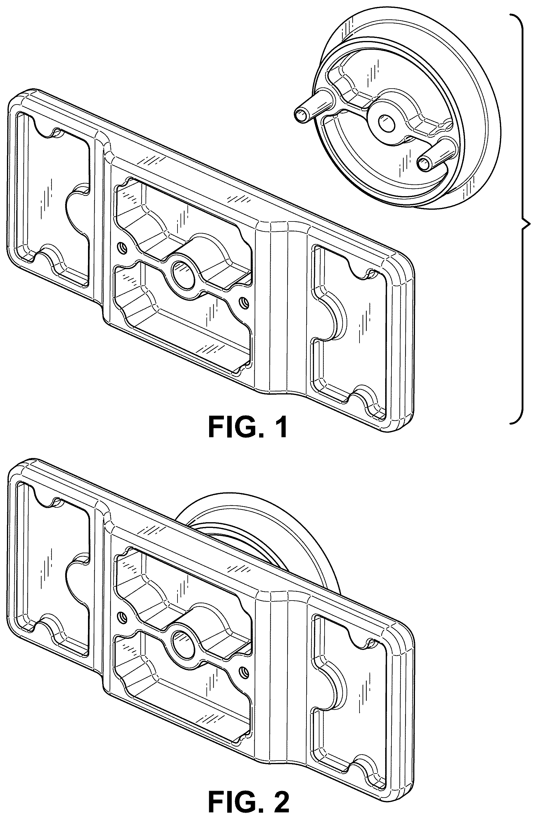 Patent USD1123596 — Wall fastener assembly — Figure 1
