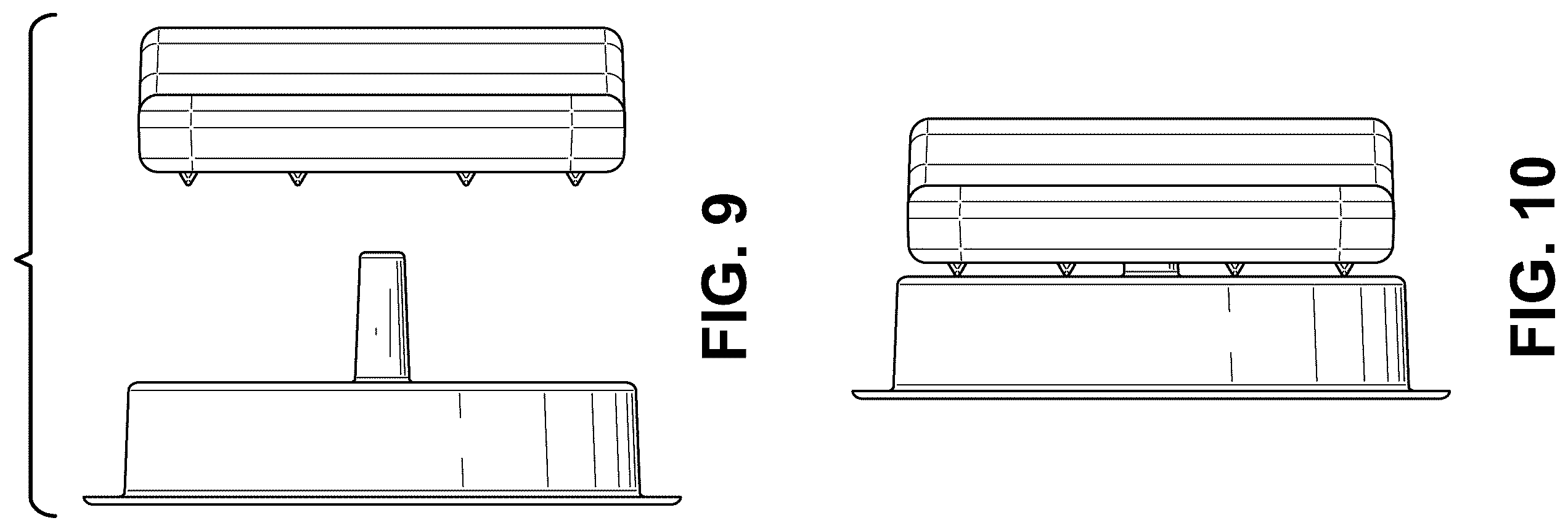 Patent USD1123596 Figure 5 – Wall fastener assembly