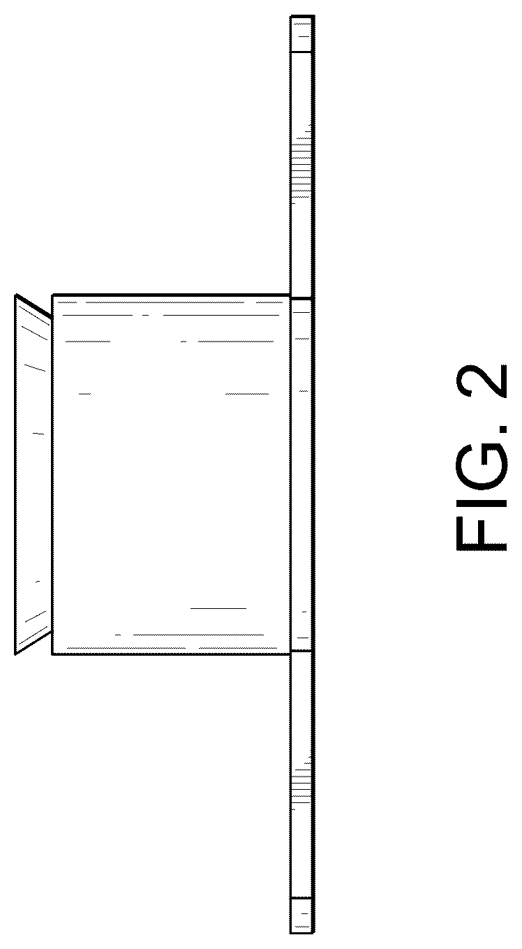 Patent USD1123600 Figure 2 – Member for closing a hole in a building board