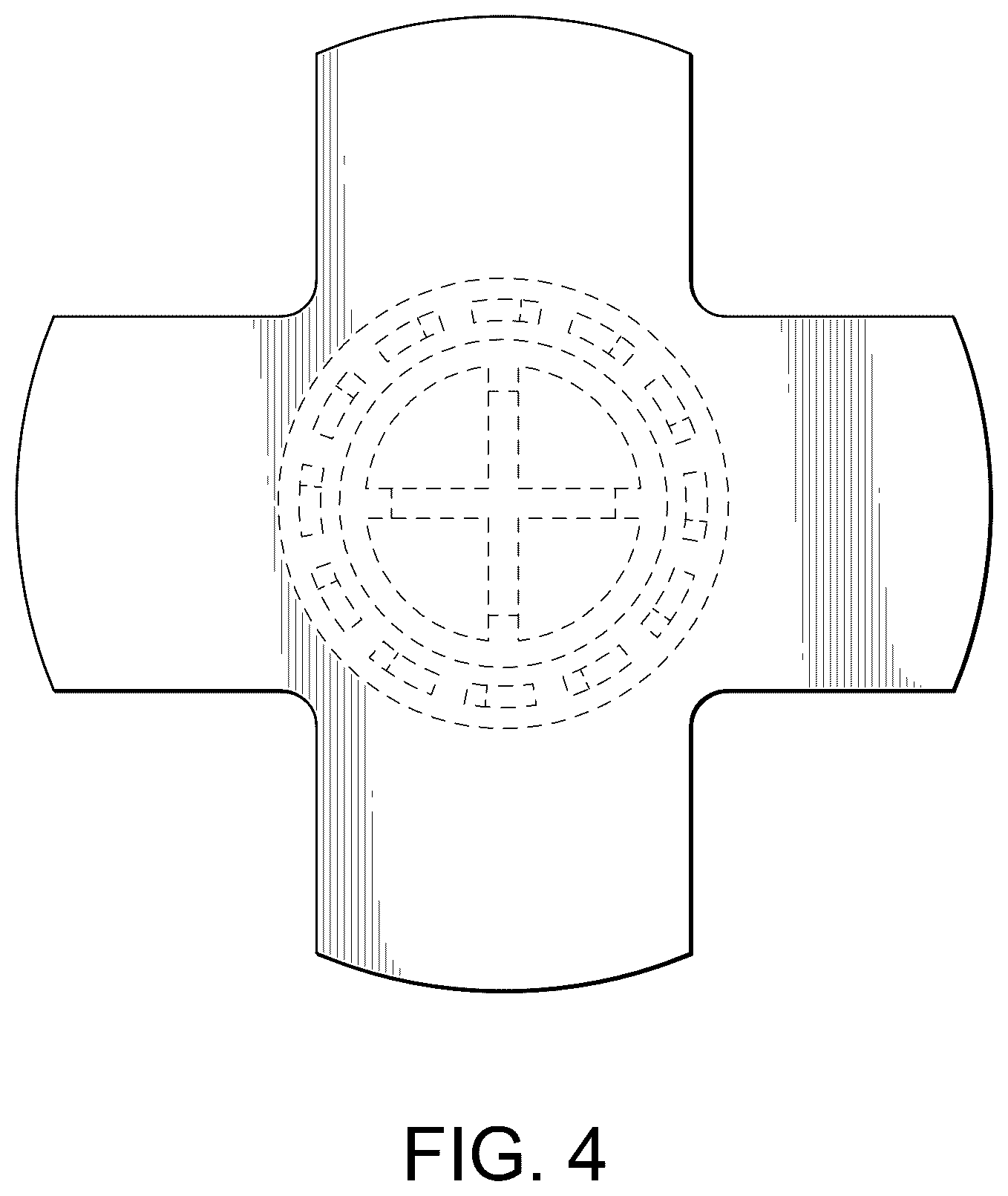Patent USD1123600 Figure 4 – Member for closing a hole in a building board