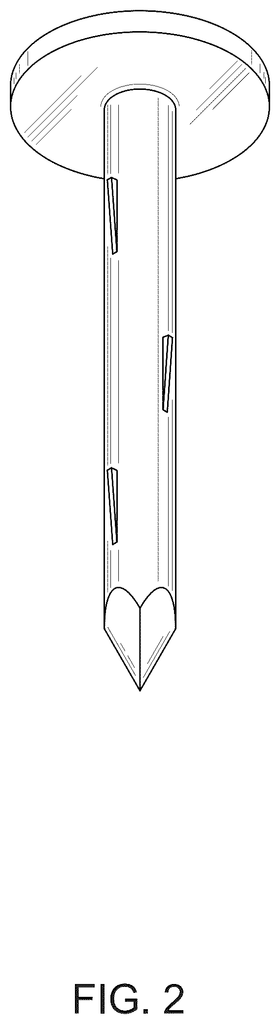 Patent USD1123602 Figure 2 – Nail