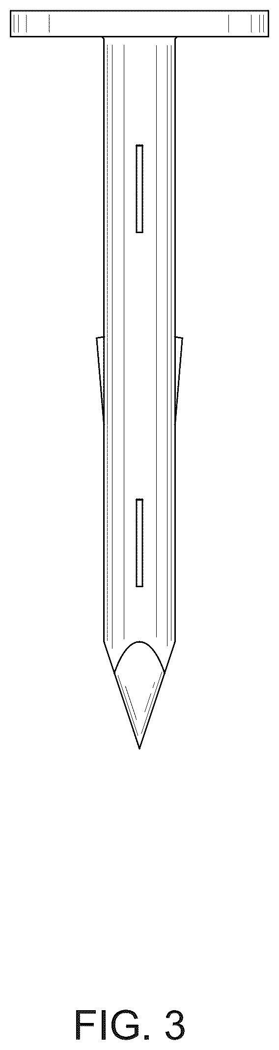 Patent USD1123602 Figure 3 – Nail