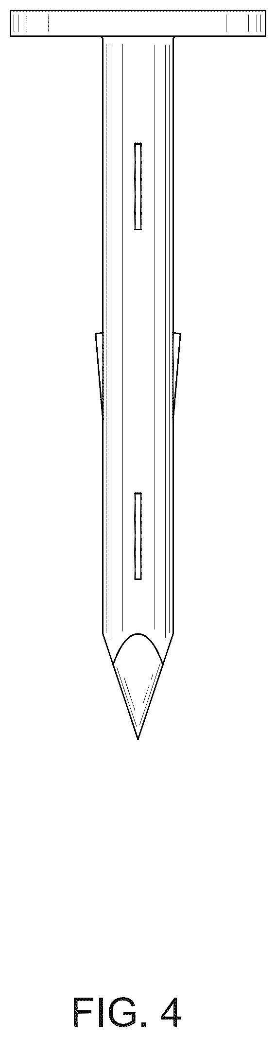 Patent USD1123602 Figure 4 – Nail