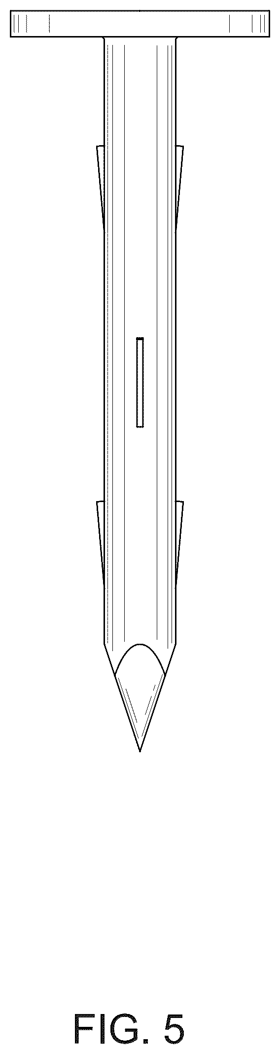 Patent USD1123602 Figure 5 – Nail