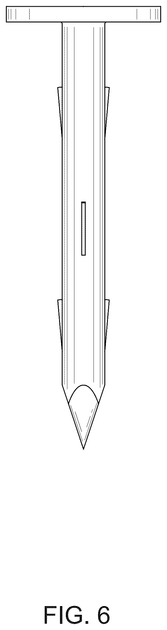 Patent USD1123602 Figure 6 – Nail