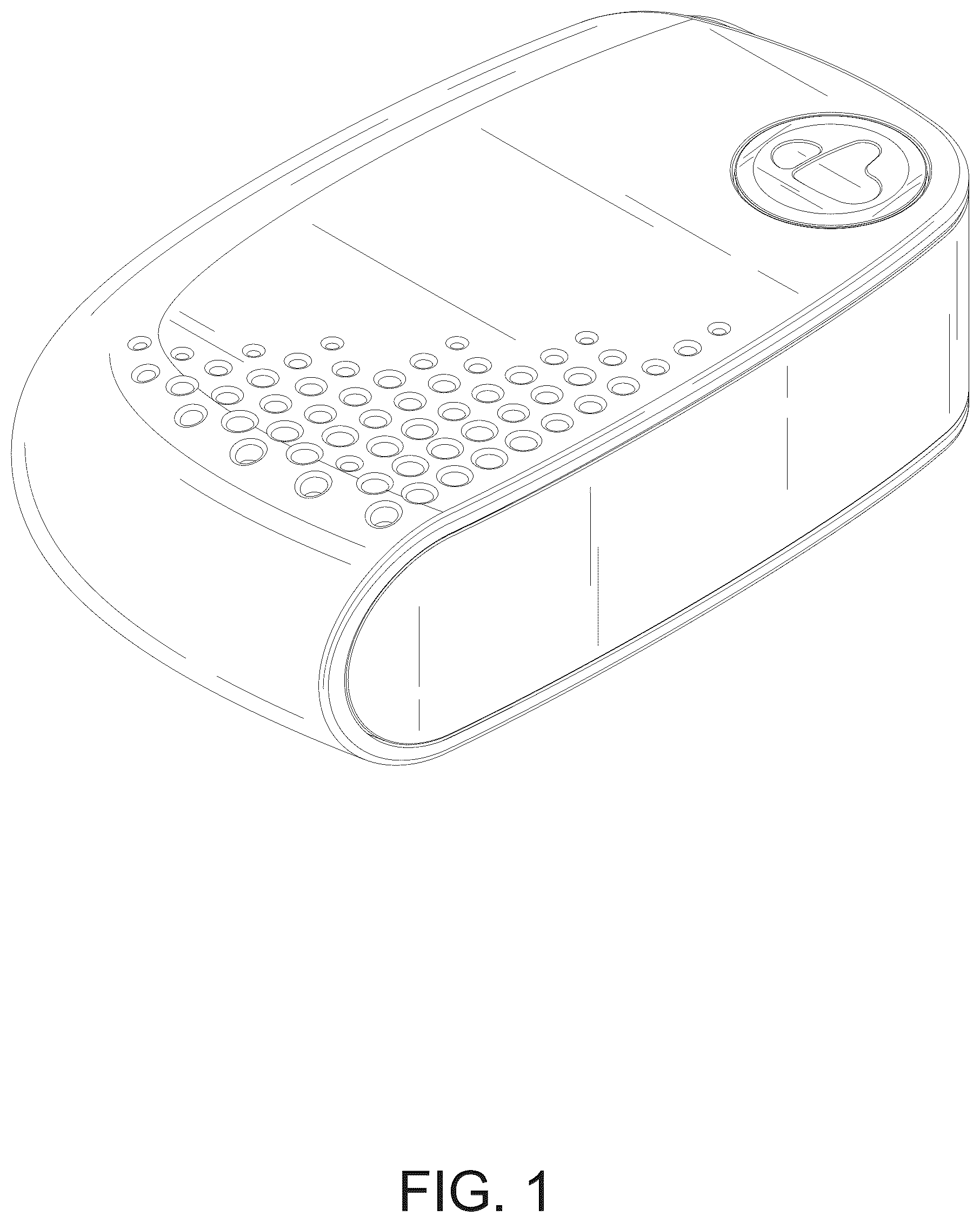 Patent USD1123609 Figure 1 – Storage box