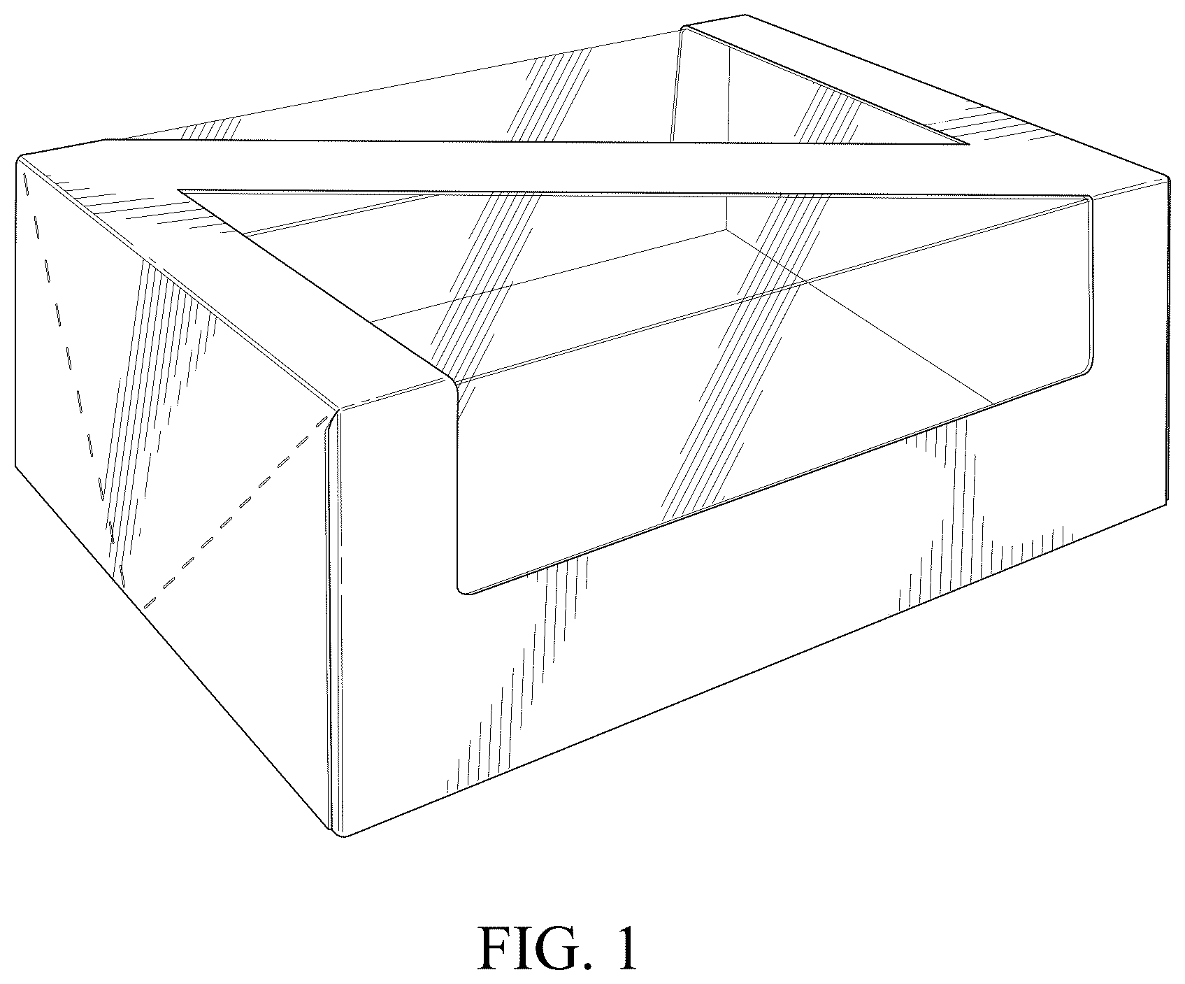 Patent USD1123610 Figure 1 – Closeable container