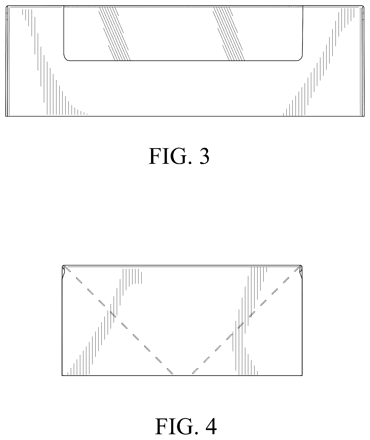 Patent USD1123610 Figure 3 – Closeable container