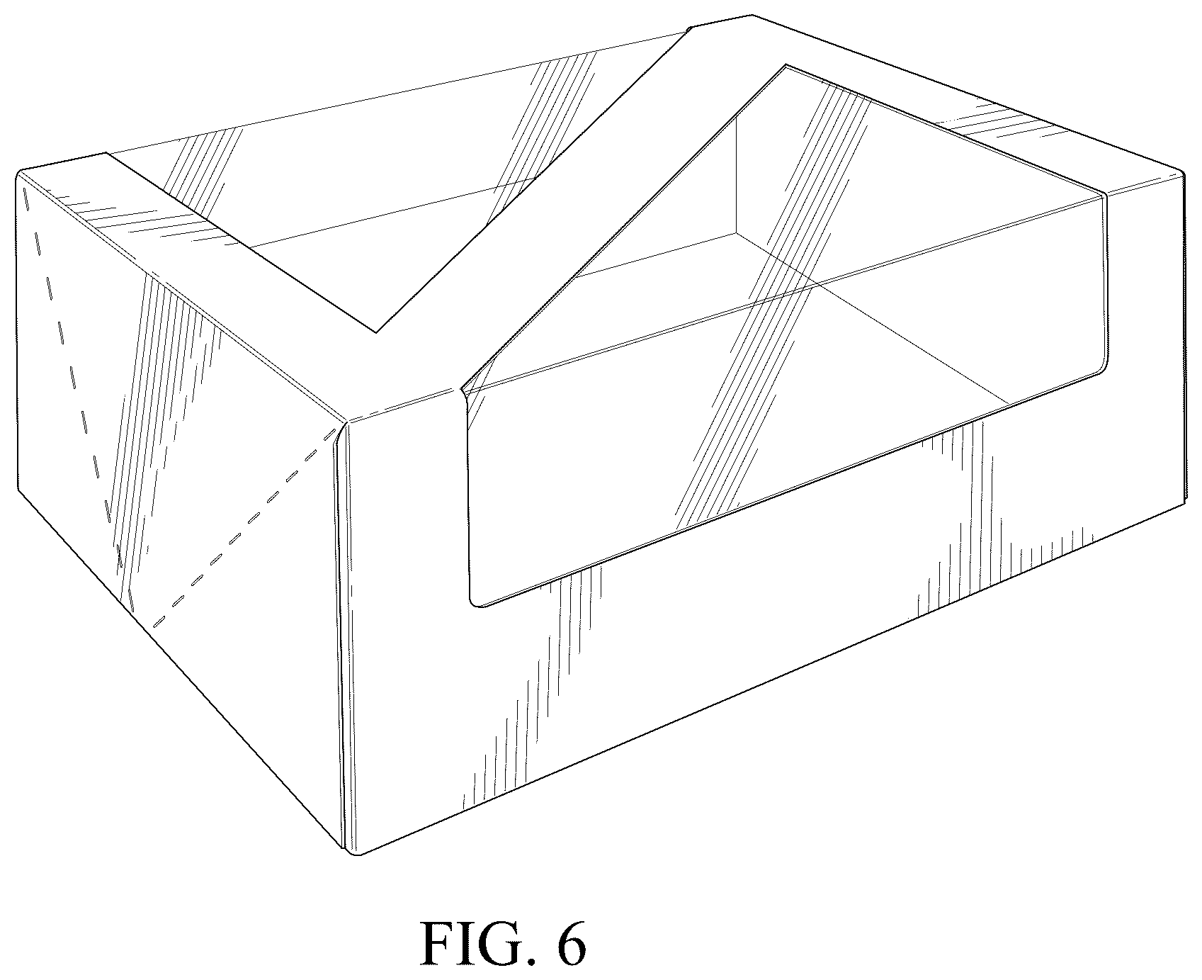 Patent USD1123610 Figure 5 – Closeable container