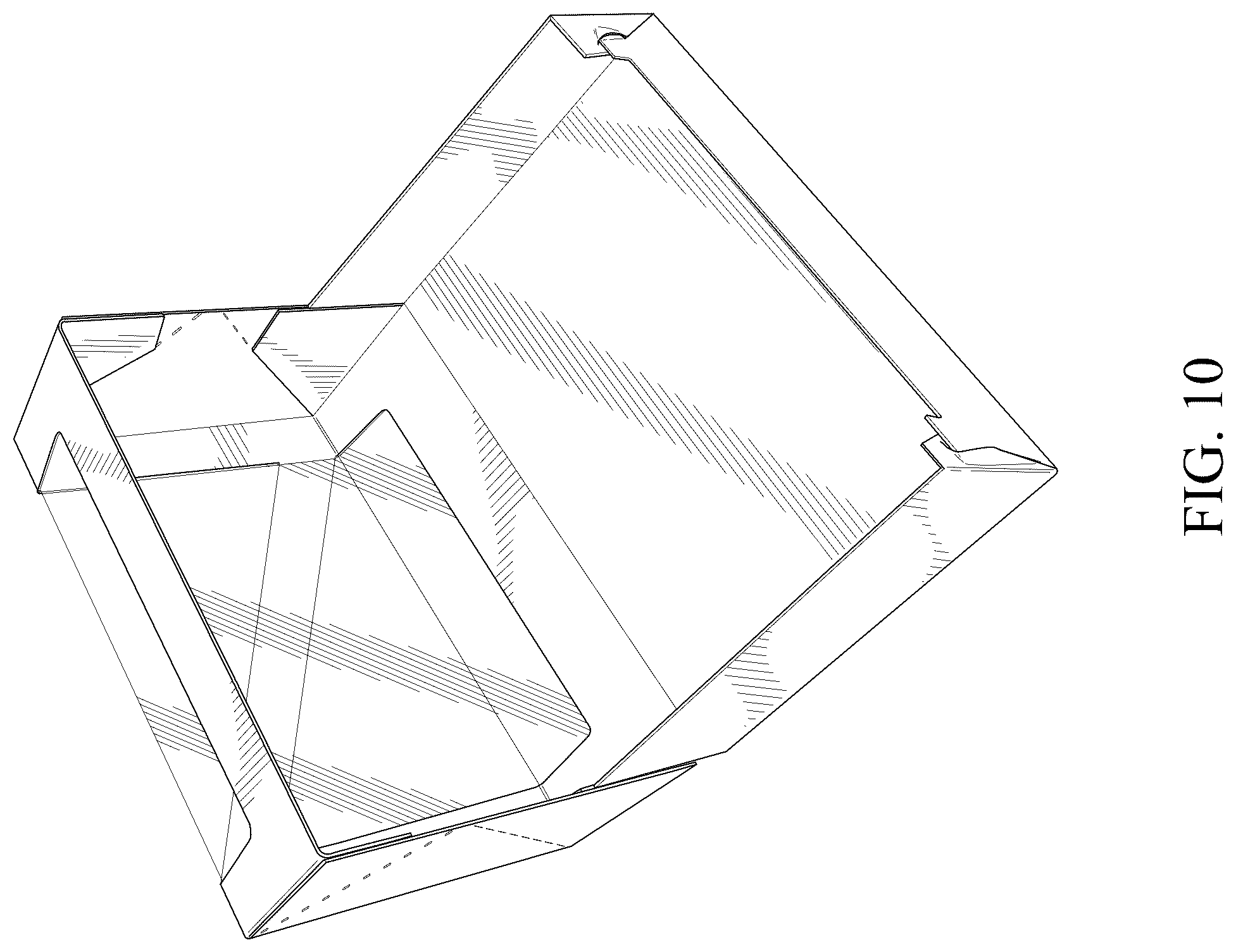 Patent USD1123610 Figure 8 – Closeable container