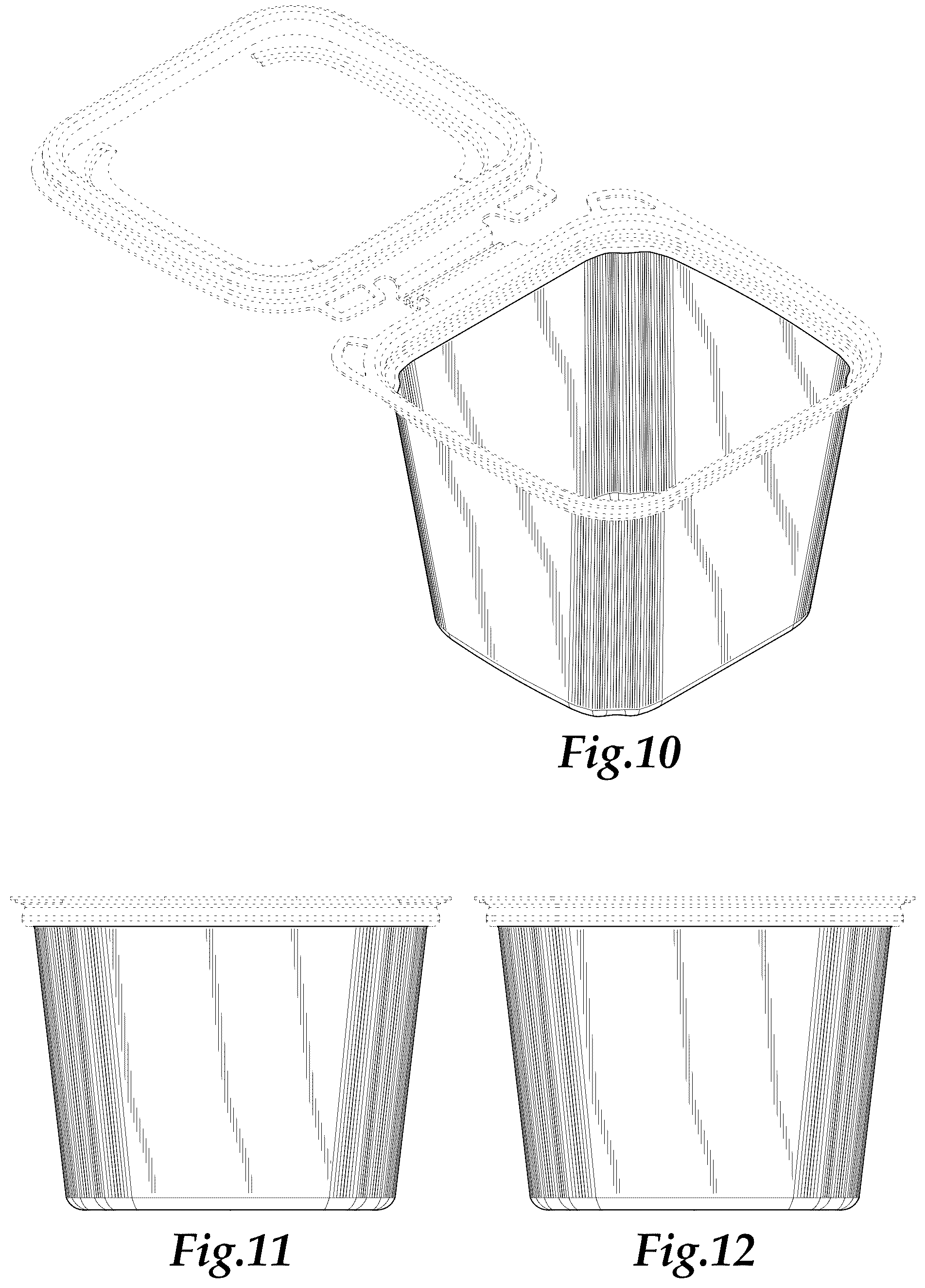 Patent USD1123611 Figure 4 – Container body
