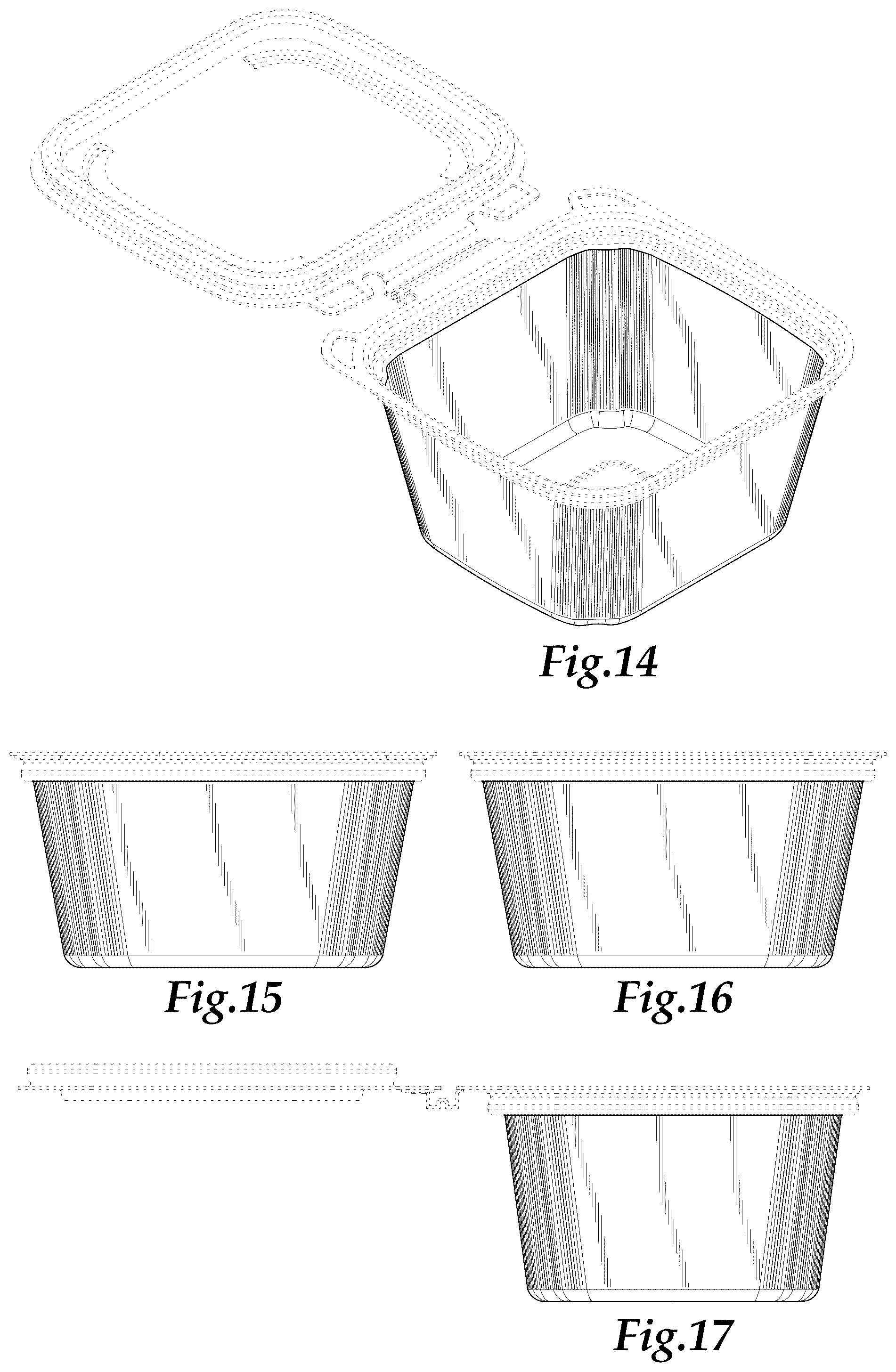 Patent USD1123611 Figure 6 – Container body